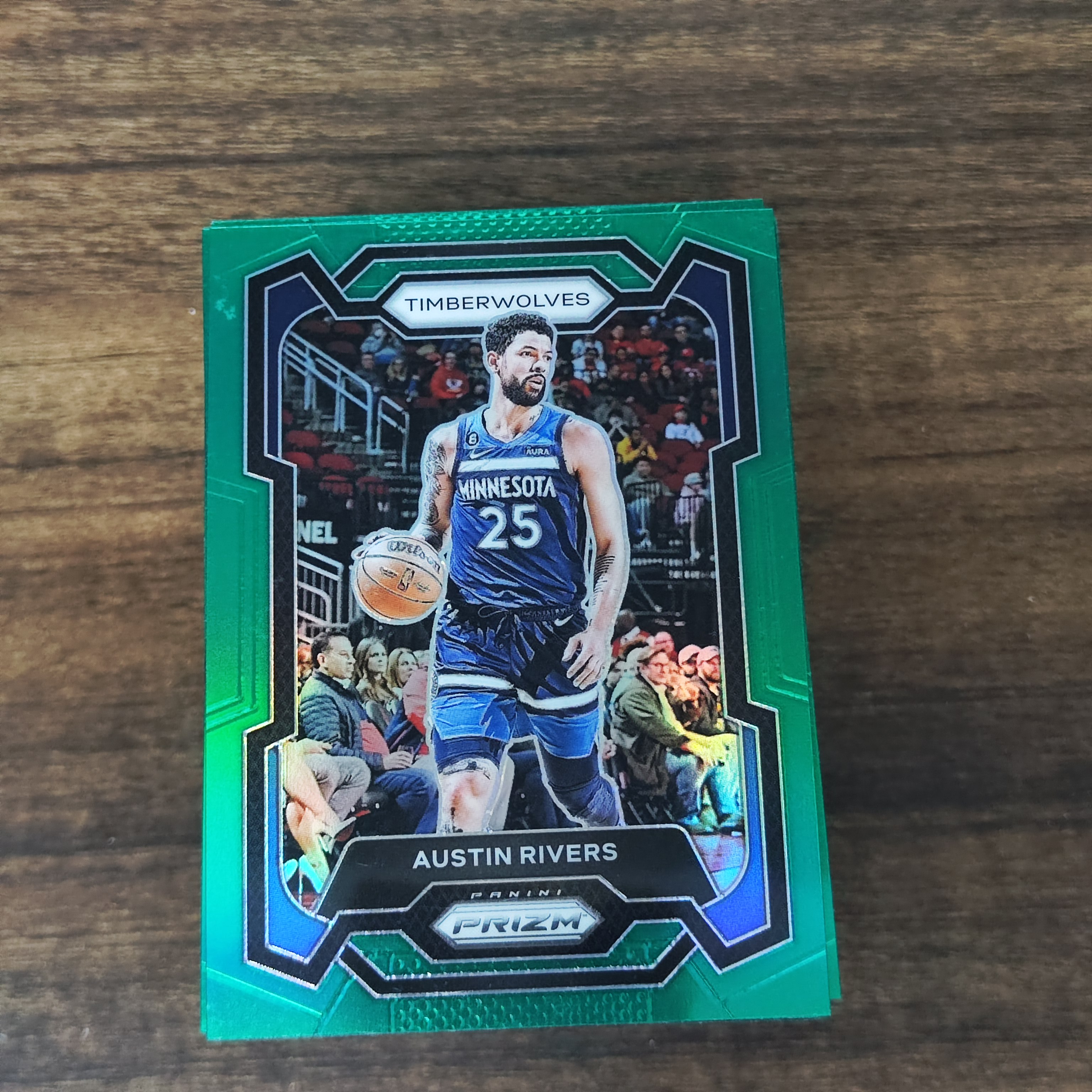 2023-24 【HADE拍卖-小卡之家】 prizm Austin Rivers 里弗斯  绿折   单卡base 卡品如图A06