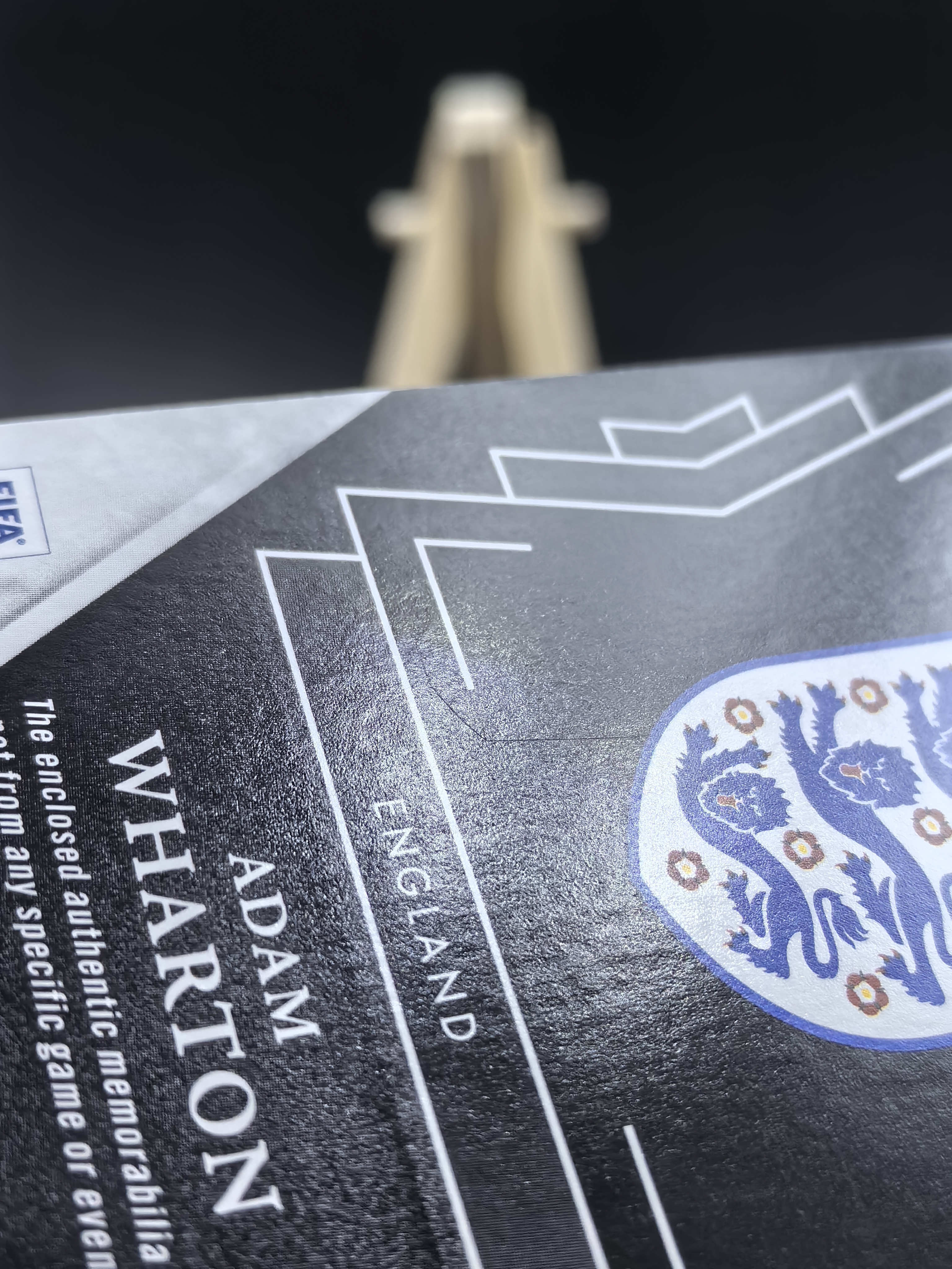 2024-25 Panini Noir Adam Wharton 诺尔 英格兰 水晶宫 亚当·沃顿 New Wave 新浪潮球衣物料切割 限量55编 卡品如图(生蚝哥)