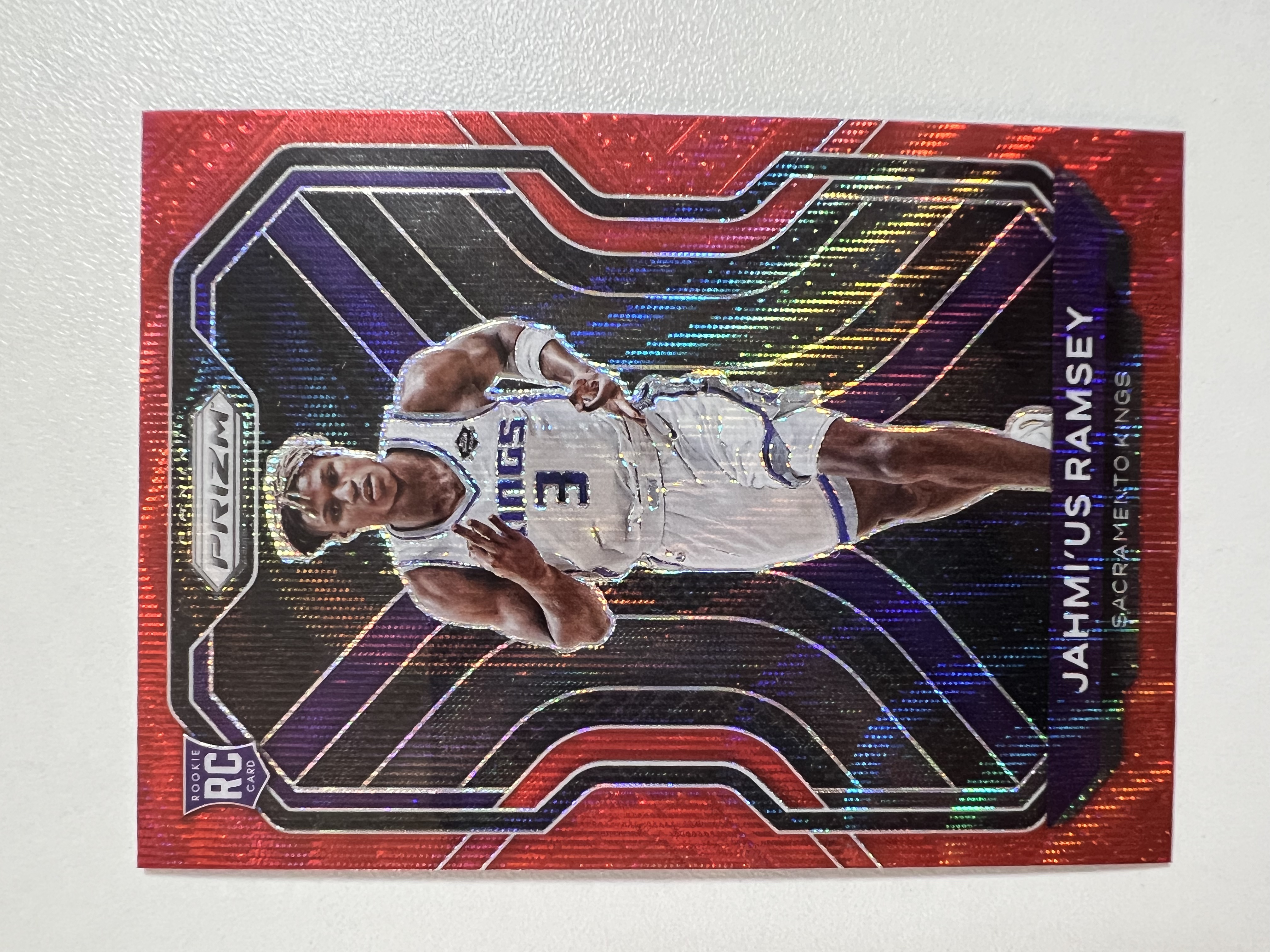 2020-21 Panini Prizm Jahmi'us Ramsey RC 拉姆齐热迈厄斯 国王 新秀年 红波纹 HH02 收藏凑套 卡品如图