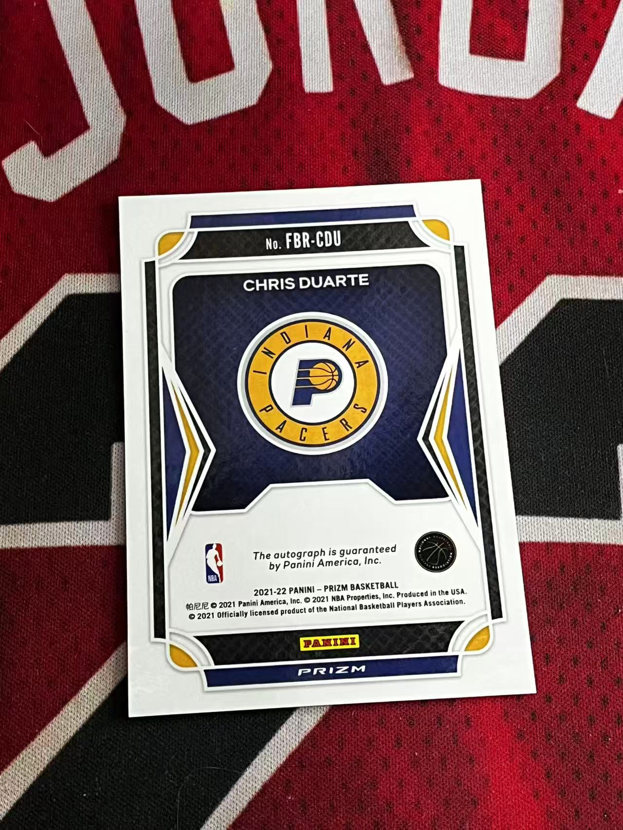 【接寄拍费率低至5%含卡淘手续费】2021-22 PANINI PRIZM PZ 新秀RC 步行者 克里斯杜阿尔特 签字卡 正新秀签字卡 快攻银泡泡折 折射 专收凑套必备【烂臭嘴拍卖】