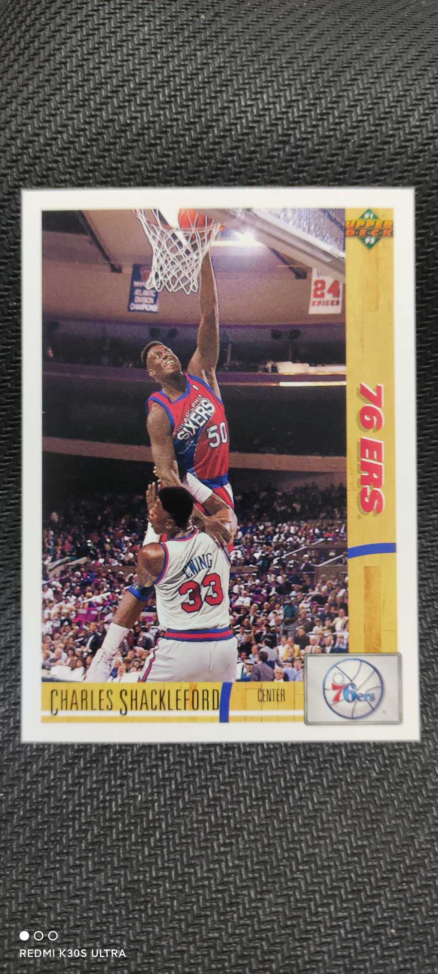1991 Upper Deck Basketball Charles Shackleford 沙克勒福德 篮网队 no.405 凑套必备 可累计