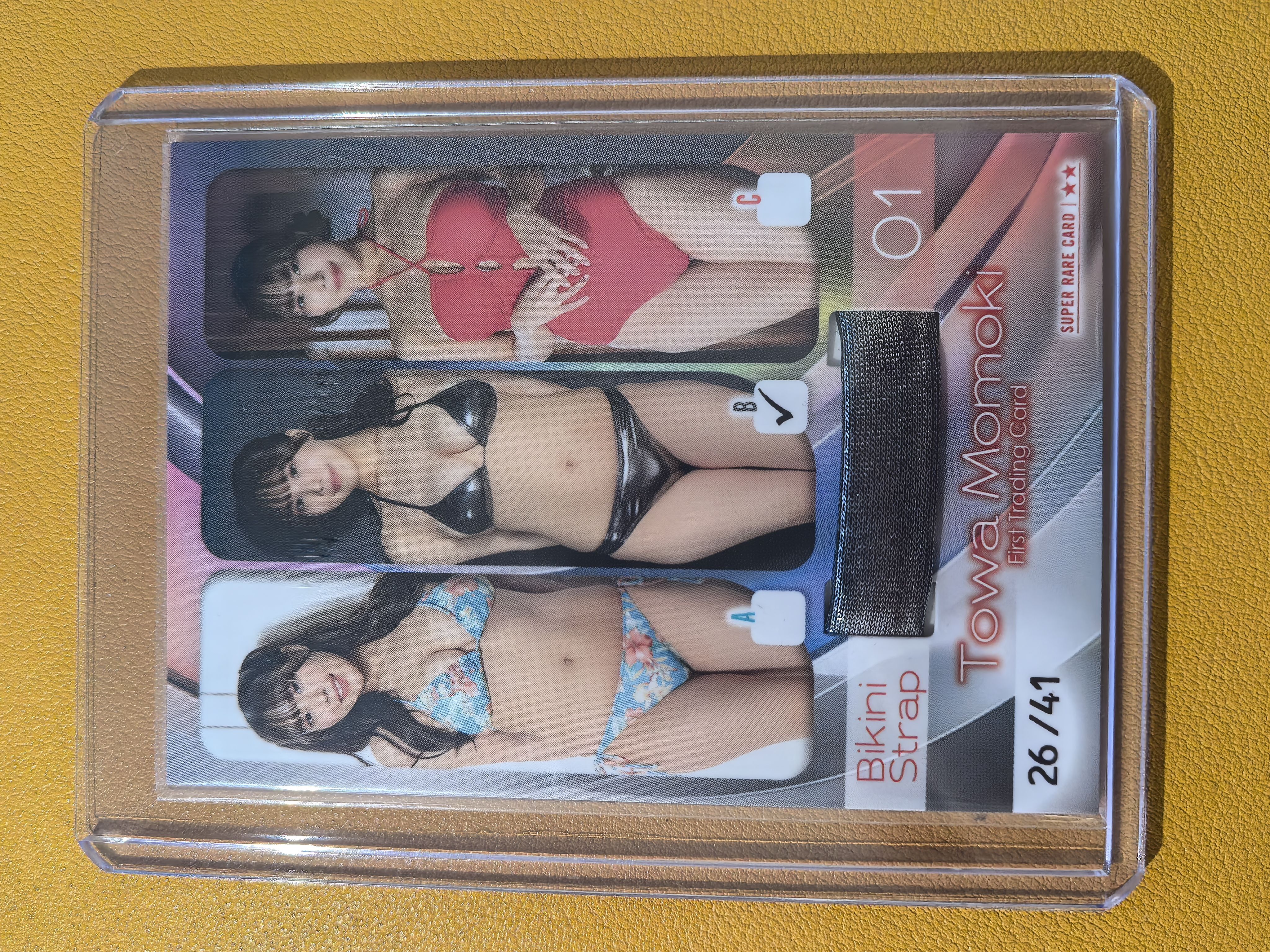 HIT'S偶像艺人【日本代购】桃木兔羽 41编物料卡 实卡超好看绝版稀有美女车模妹卡