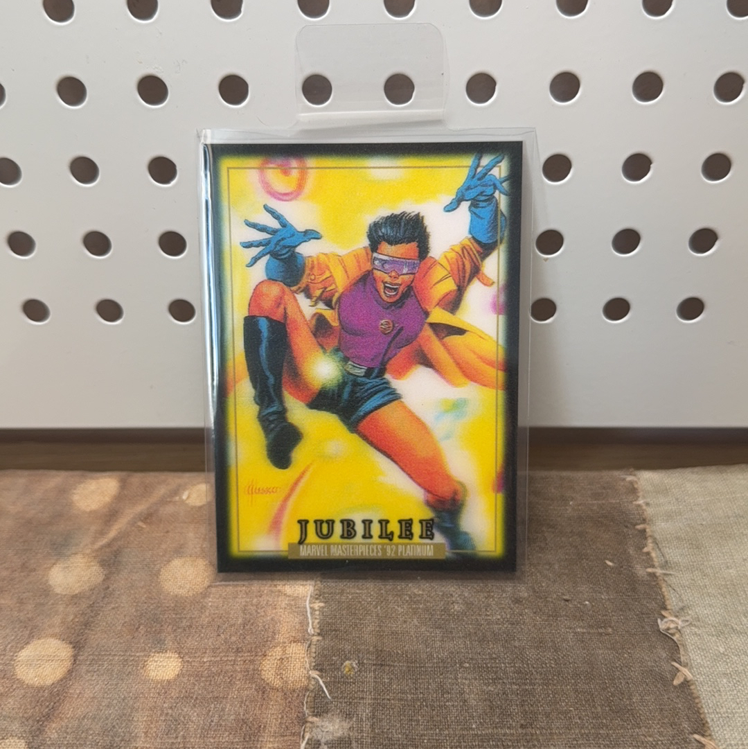 2024 SkyBox Marvel (MCU) 漫威 masterpieces 92 Platinum 92 白金 大师复刻 3D 全息特卡 李千欢 Jubilee #100