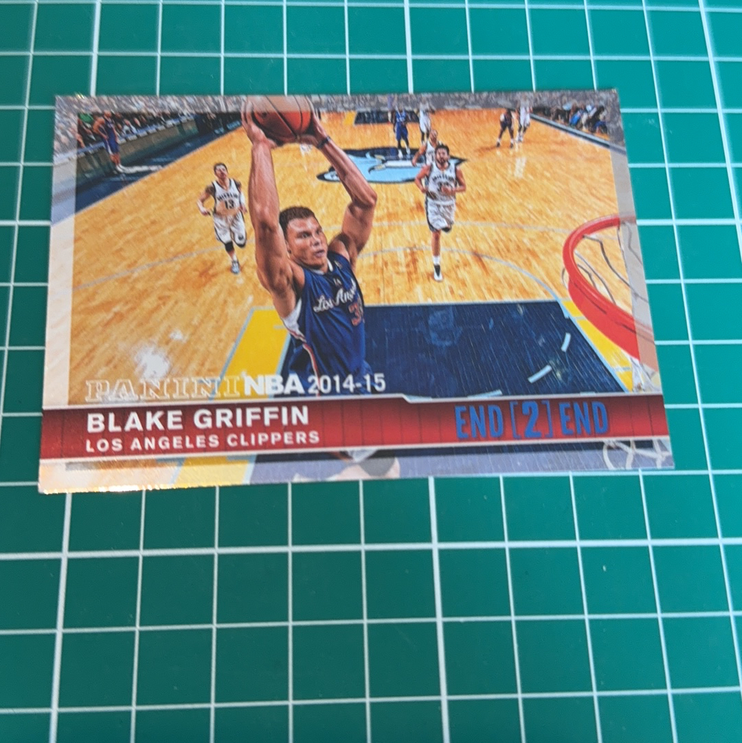 2014-15 Panini Americana Blake Griffin S.p.a. 布雷克格里芬 横版特卡 篮圈 闪卡 End2End十年老卡 绝版卡 稀有大比例 大hit