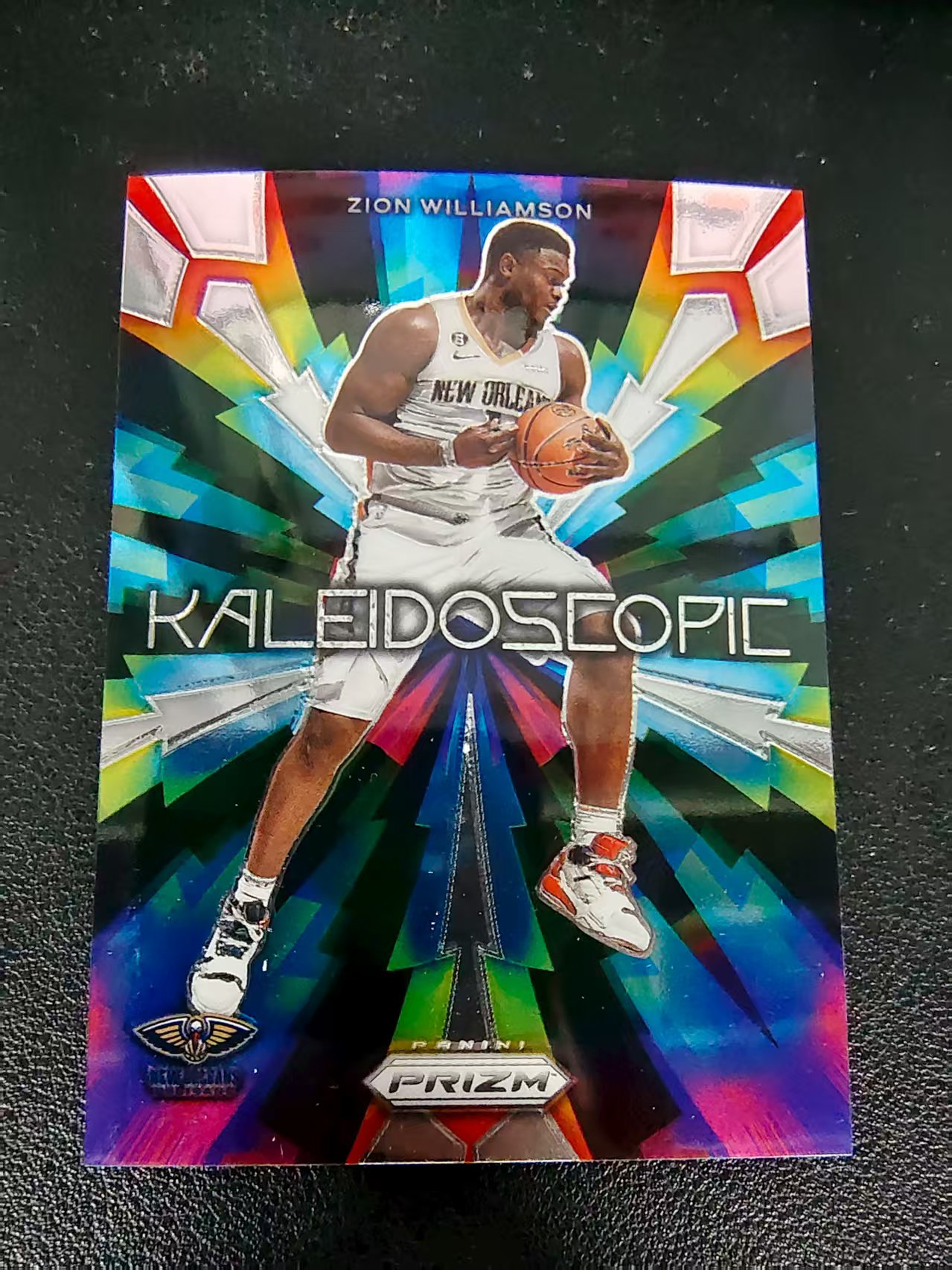 【可合并,不累计】2023-24 Panini Prizm Zion Williamson 鹈鹕 锡安 威廉姆斯 胖虎 万花筒特卡 PZ 划痕 边角微瑕 介意勿拍 #16