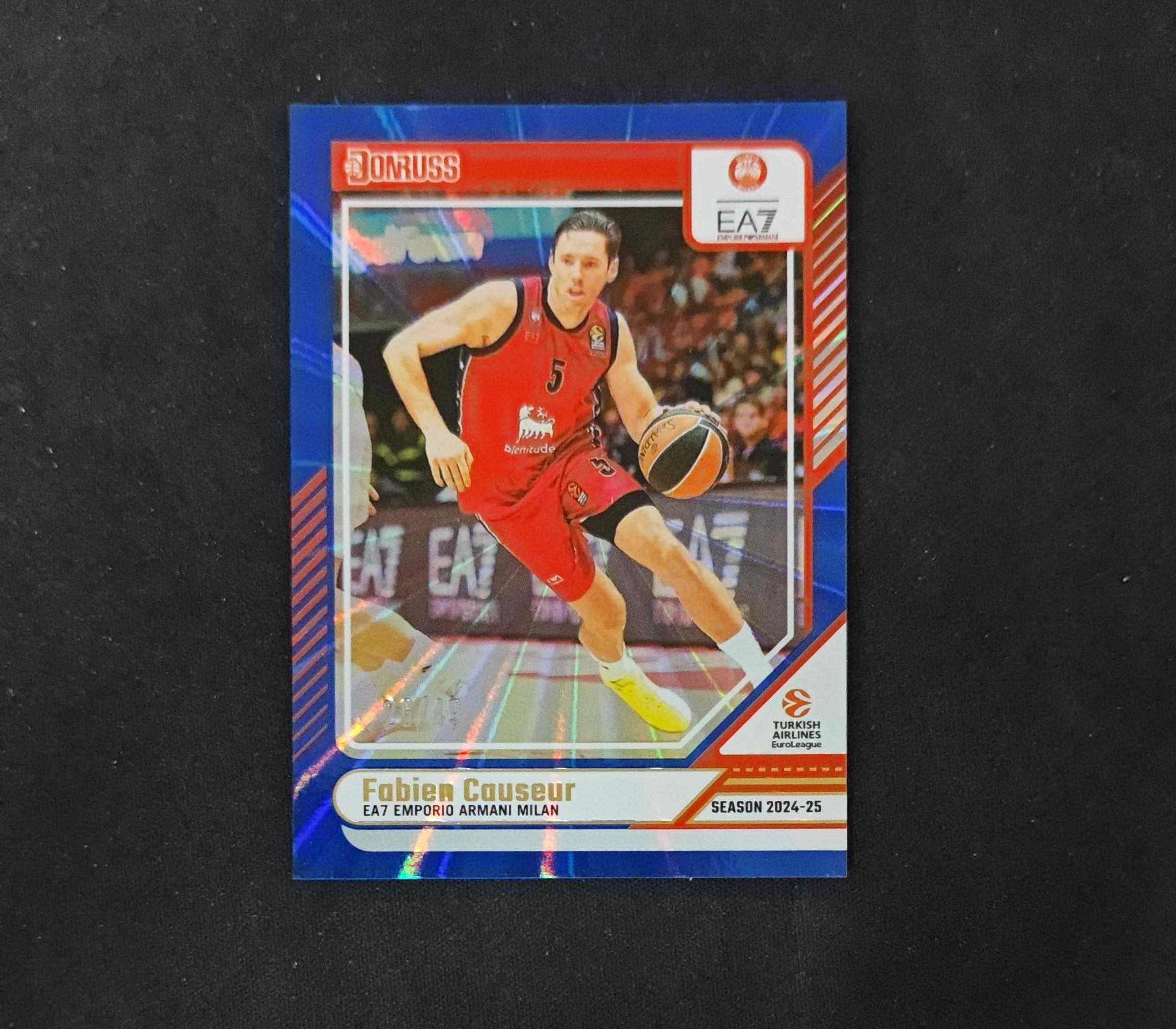 2024-25 Panini Donruss fabien causeur 【SC拍卖】杜蕾斯 欧洲联赛 法比安 考瑟 26/49编 蓝佛光 收藏必备(我科)