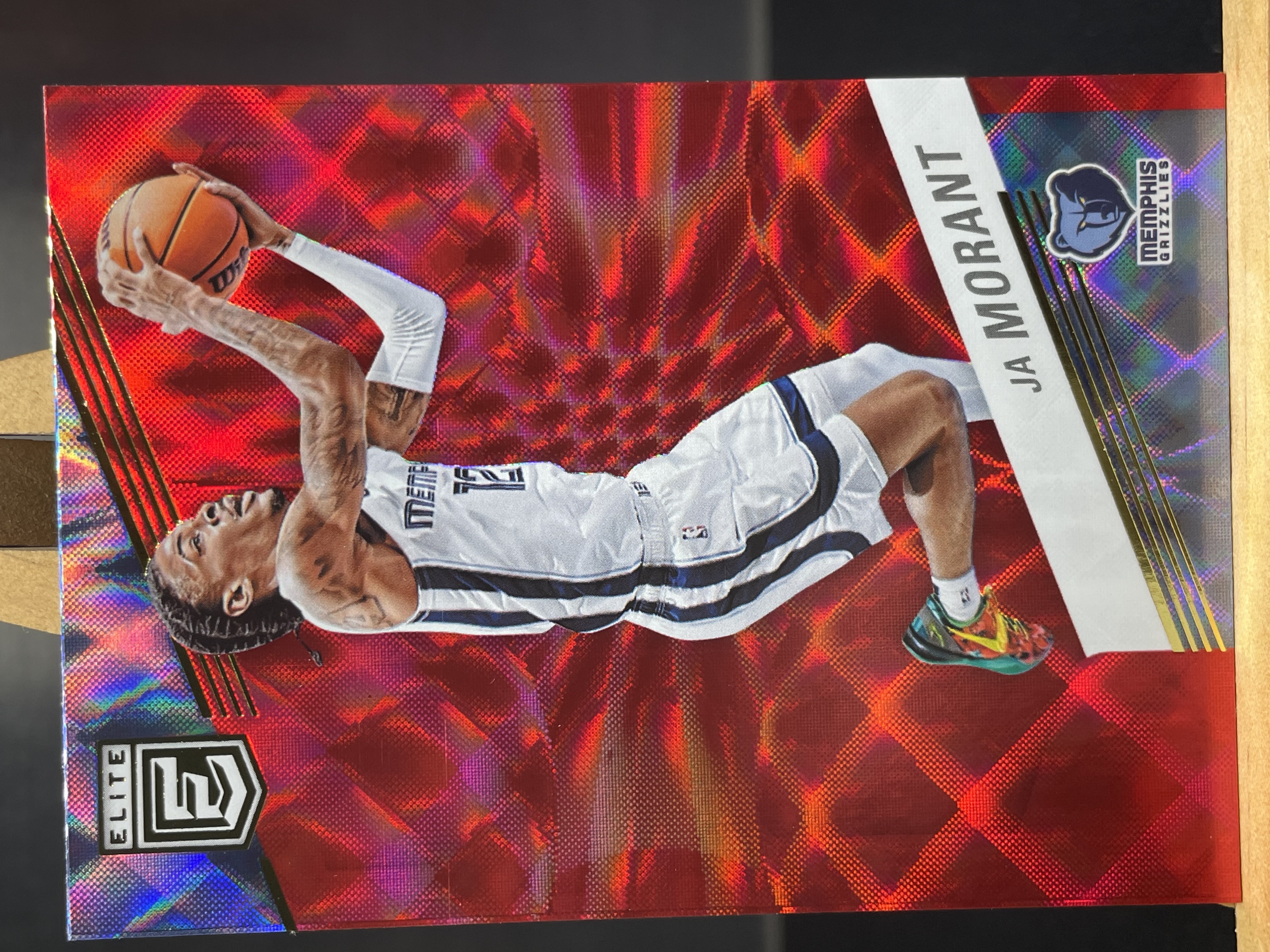 (T1) 2022-23 PANINI DUNRUSS 折射 莫兰特 灰熊 近期大热球星 收藏凑套必备 卡品如图 !!!