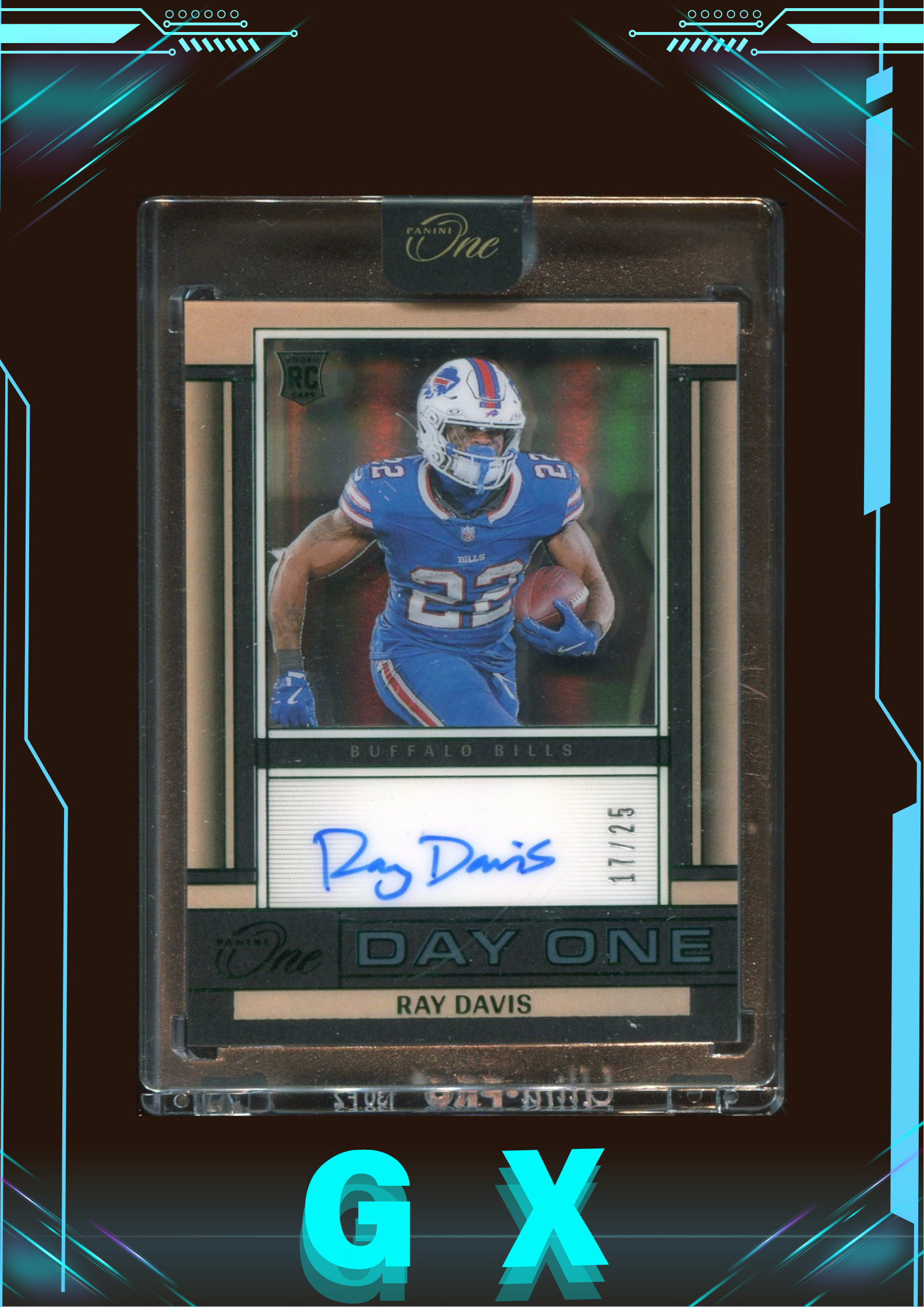 2024 One And One系列 雷·戴维斯 Ray Davis 17/25编 新秀RC 卡签 签字 绿平行 原封砖 !【钩玄卡店】Will