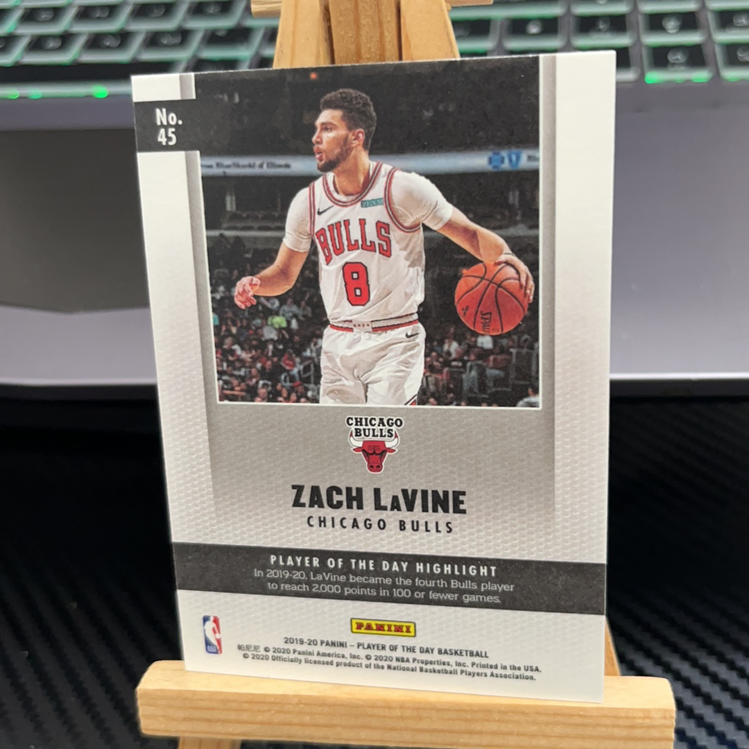 2019-20 Panini Player of the Day Zach LaVine 扎克 拉文 公牛 特卡 卡品如图 凑图必备 值得收藏!免费代卖!