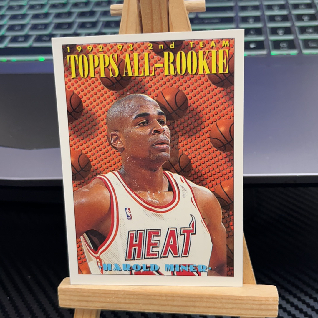 1993 Topps Board Basketball Rookies Harold Miner 哈罗德 迈纳 特卡 卡品如图 凑图必备 值得收藏!免费代卖!