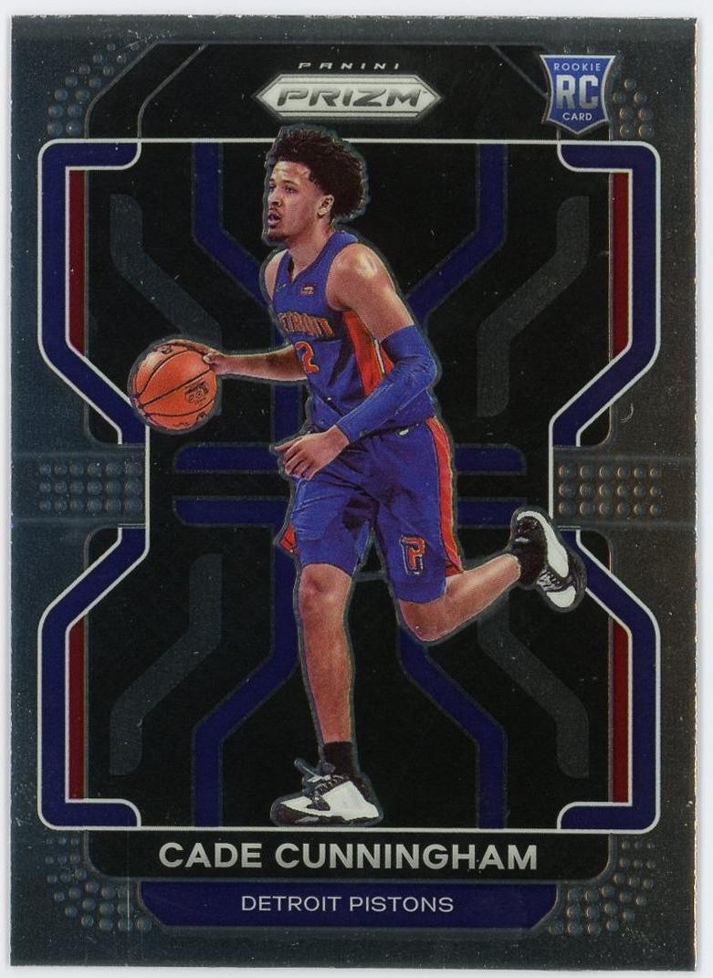 2021-22 Panini Prizm Cade Cunningham RC 凯德坎宁安 新秀 pz 正base 普卡 活塞 CC 康宁汉姆 卡品如图 0MJ9