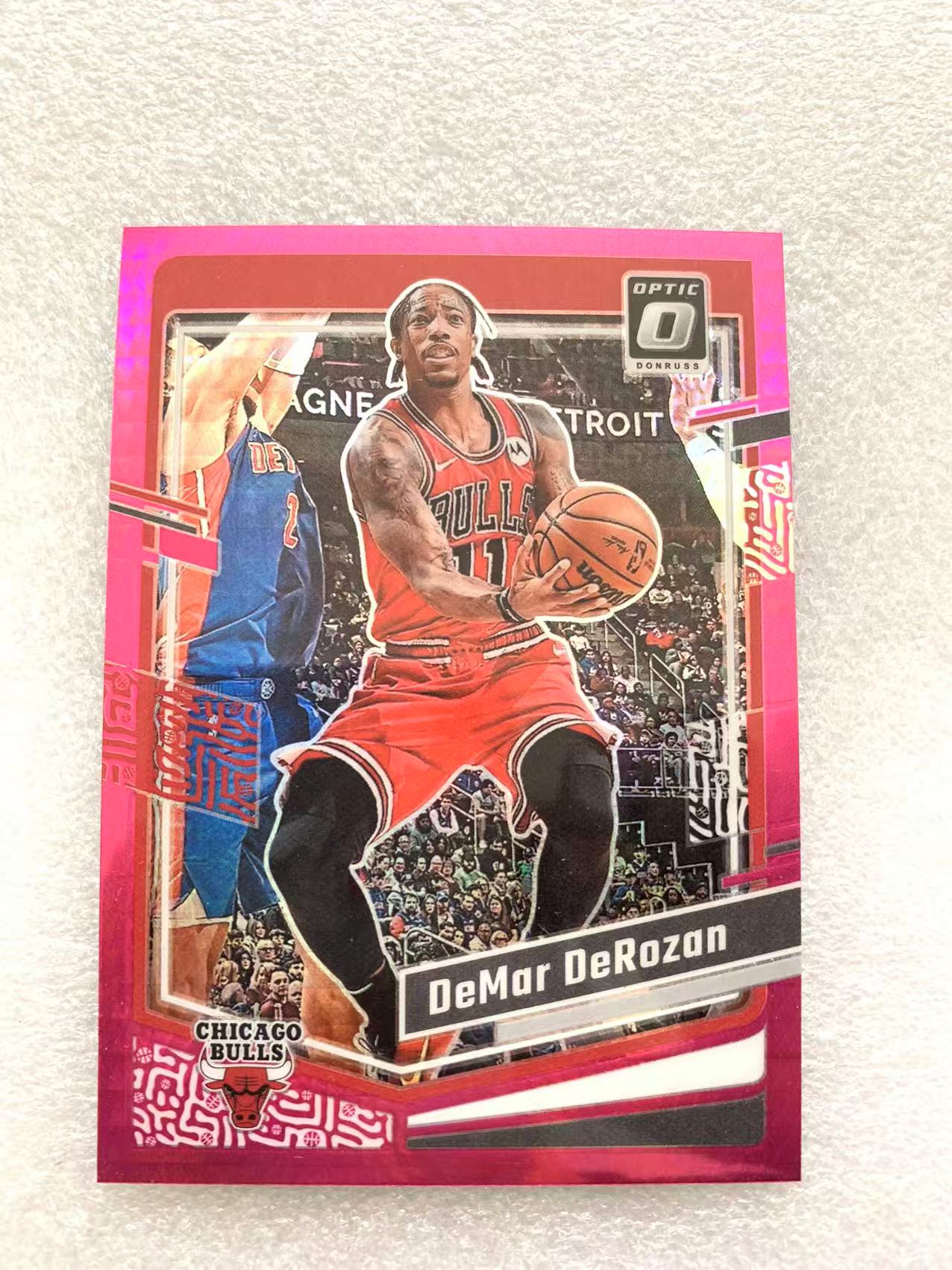 2022-23 Panini Donruss Optic DeMar DeRozan 猛龙 德玛尔 德罗赞 杜蕾斯OP 粉棱镜折 折射 卡品如图