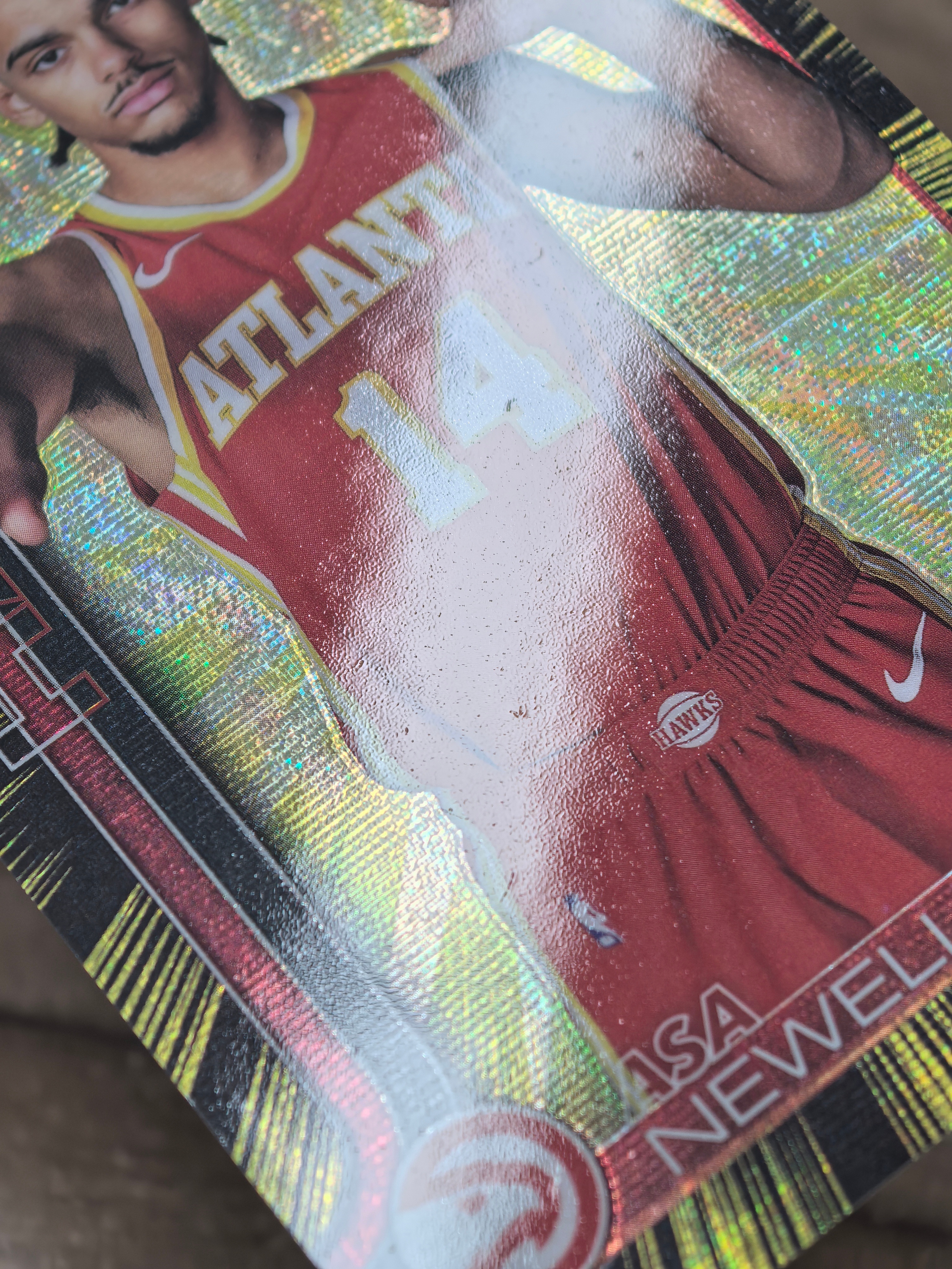 2025 Topps Chrome Asa Newell RC 老鹰 阿萨纽厄尔 新秀 闪耀新秀 黑金佛光折 折射 大比例 SSP 微瑕 实卡精美 卡品如图 收藏必入 七哥