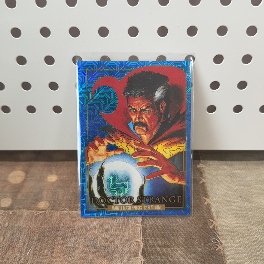2024 SkyBox Marvel (MCU) 漫威 masterpieces 92 Platinum 92 白金 蓝Mojo折 1:12 奇异博士 Doctor Strange