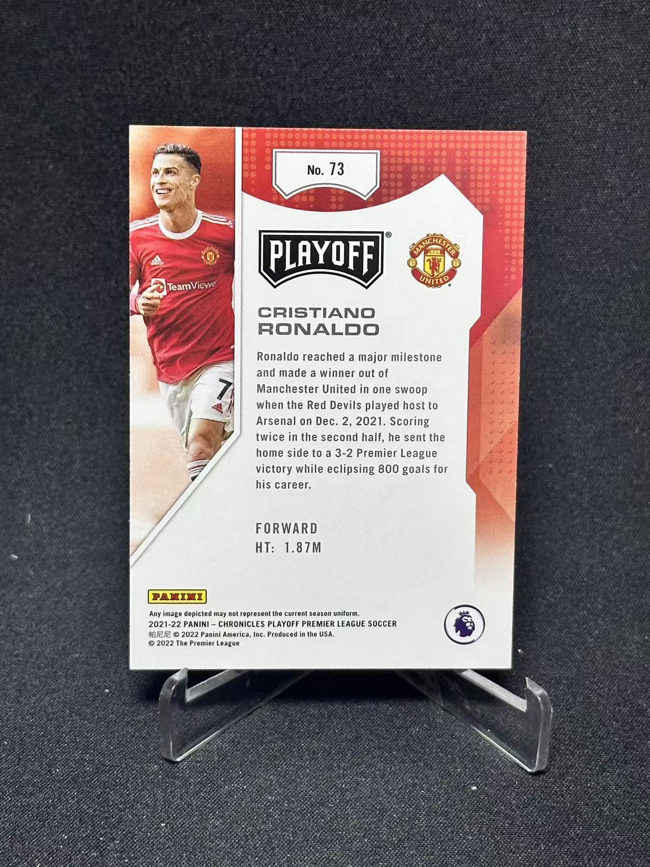 2021-22 Panini Chronicles Cristiano Ronaldo 【哆哆卡社】克里斯蒂亚诺·罗纳尔多 曼联 英超传奇锋霸 卡品如图