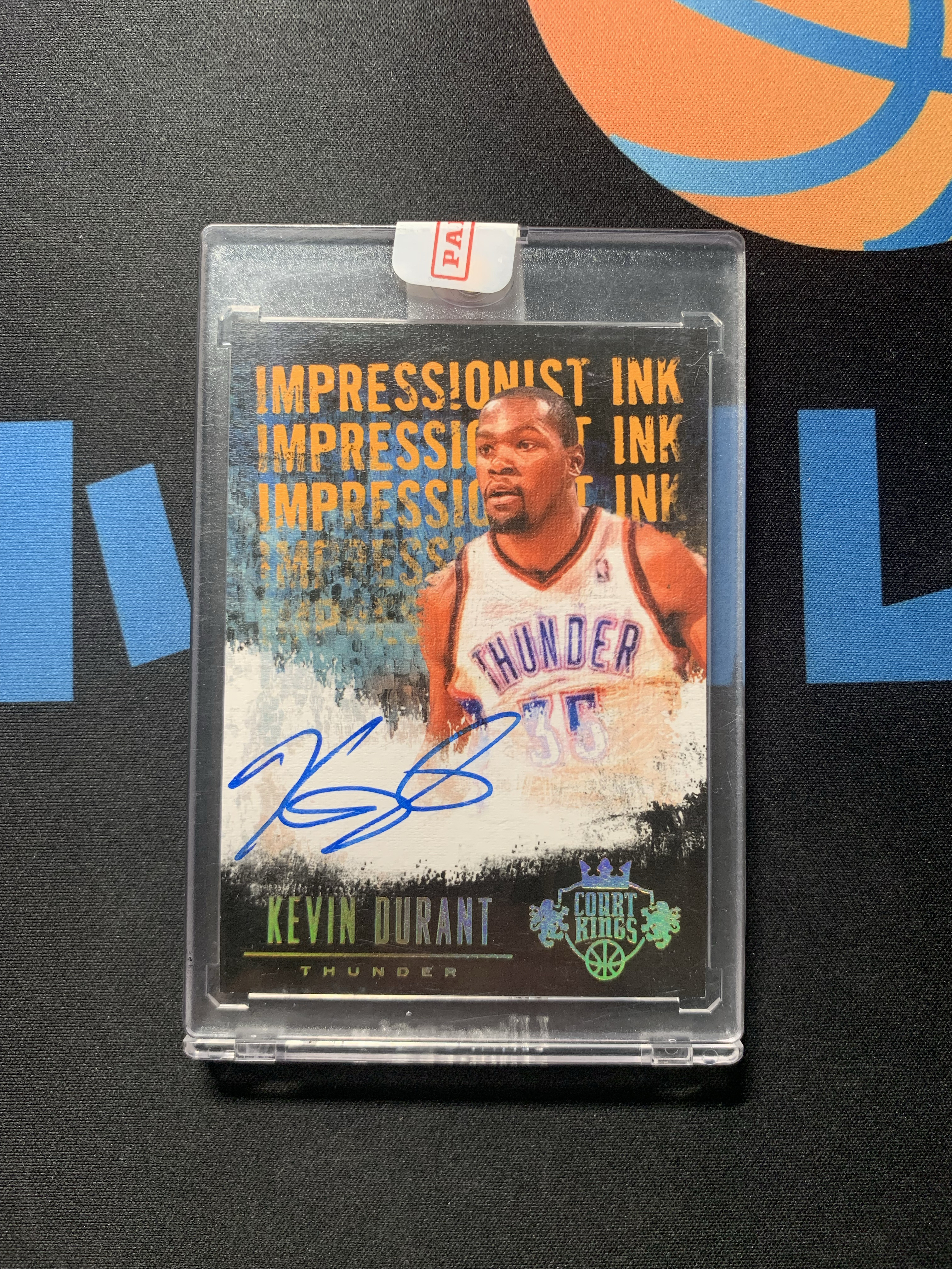 2013-14 Panini Court Kings Kevin Durant 雷霆火箭 死神 凯文 杜兰特 10编 金版 impressionist 签字 卡签 请仔细阅读描述 小鱼儿BLM