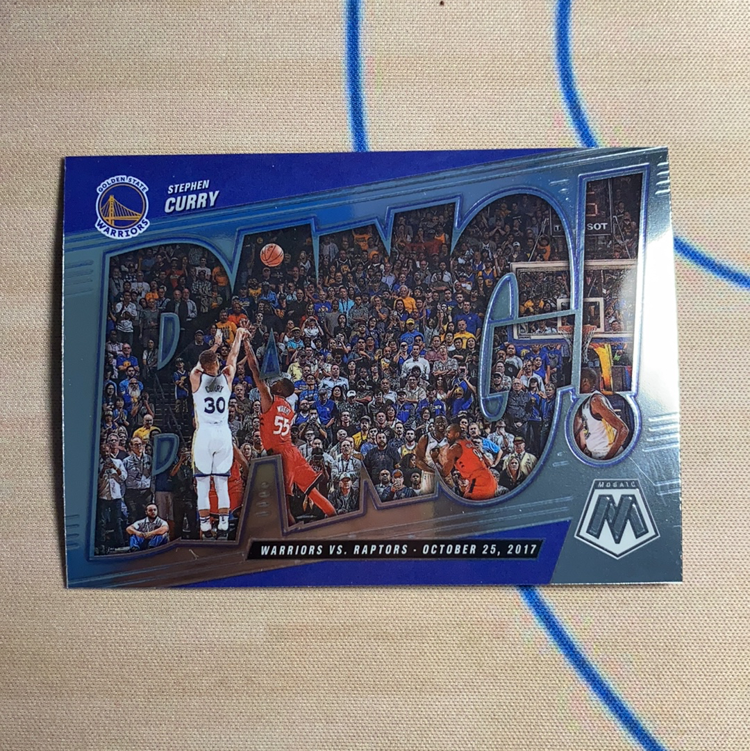 2021-22 Panini Mosaic Stephen Curry 马赛克 斯蒂芬 库里 小学生 勇士 BANG 绝杀时刻 特卡 卡品如图 凑套必备