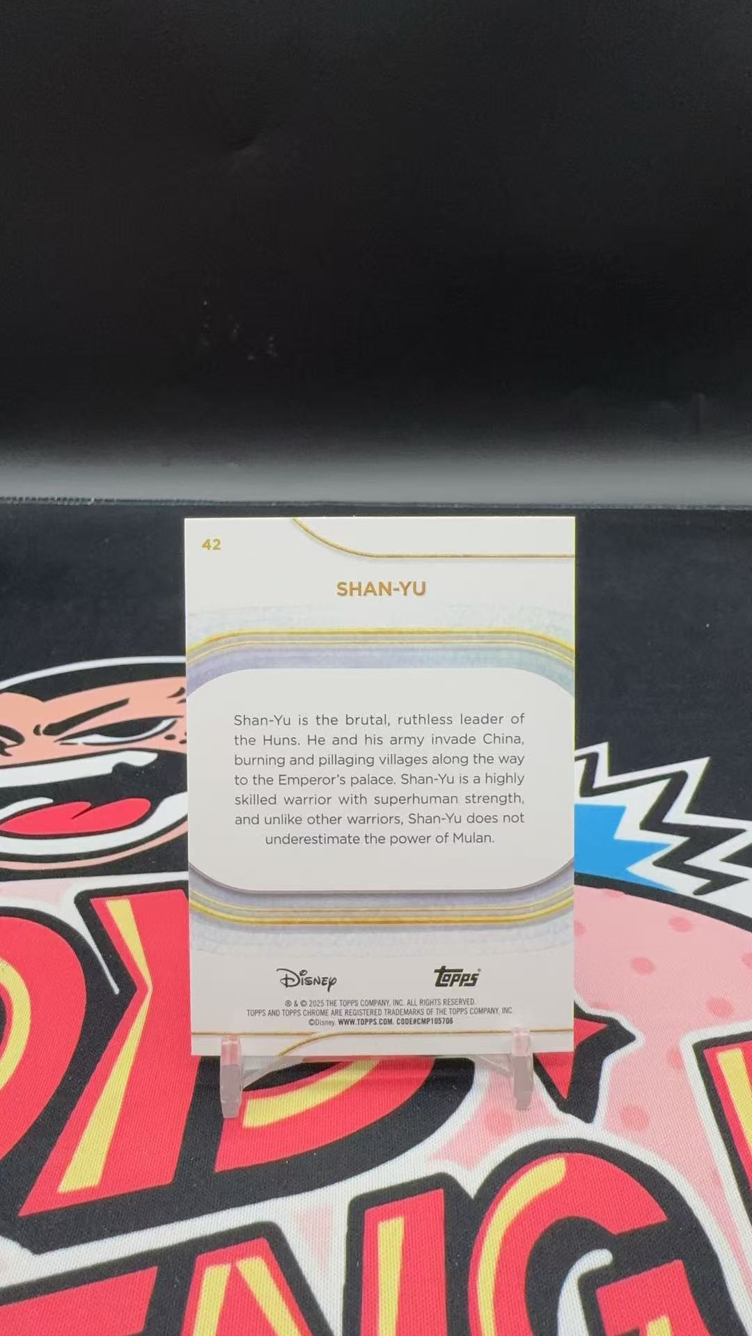 【玩具坑】2025 Topps Disney Chrome 迪士尼 TC系列 base 淡绿折 199编 #42 shan yu