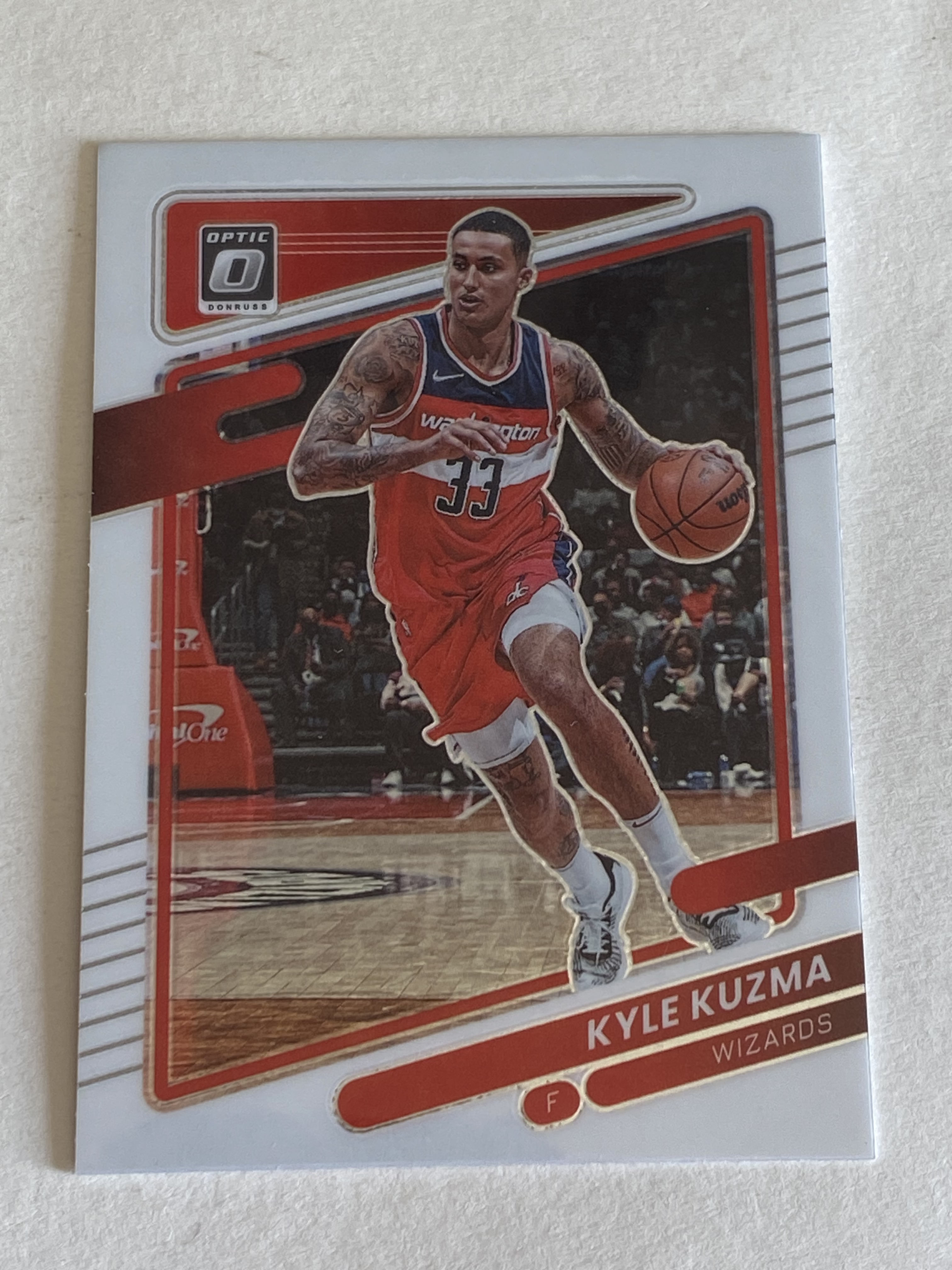 2021-22 Panini Donruss Kyle Kuzma 凯尔 库兹马 奇才队 热门球星 收藏必备 凑套必备 实卡精美 杜蕾斯 #15