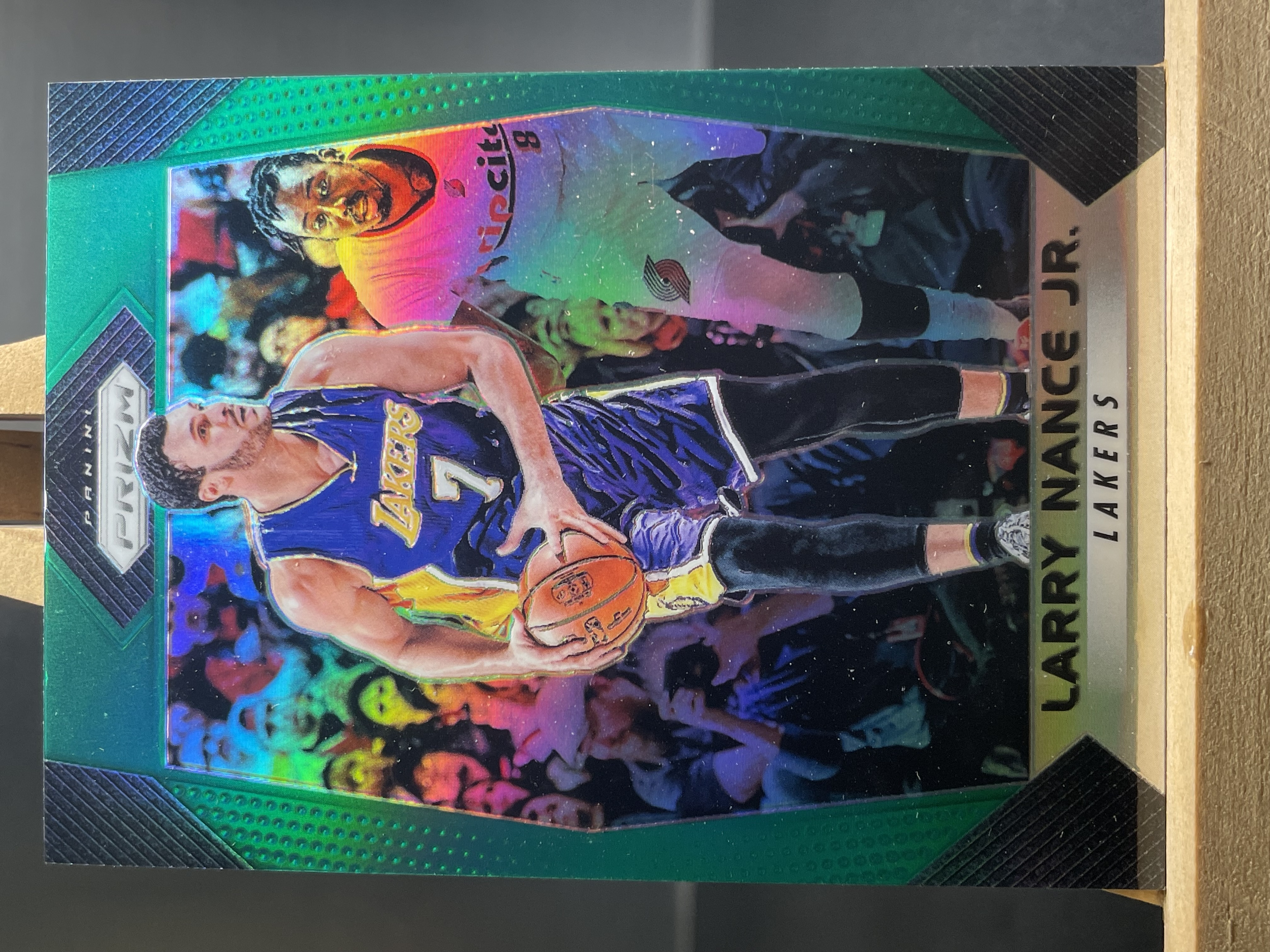 (A1) 2017-18 PANINI PRIZM 绿折 小拉里 南斯 湖人 实卡好看 收藏凑套必备 卡品如图 !!!