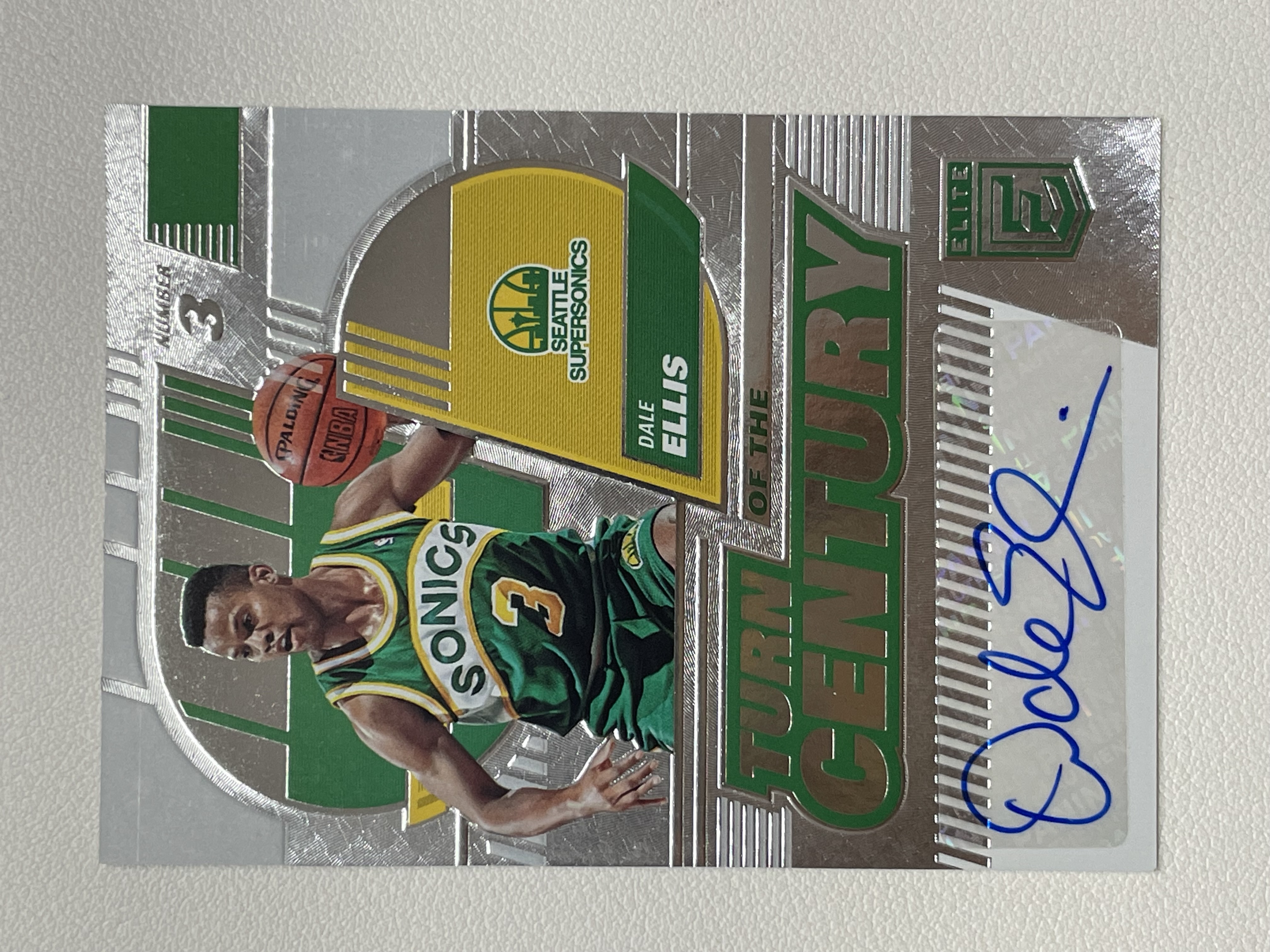 【天秤座拍卖到卡预付85%】2022-23 Donruss 杜蕾斯 精英 elite 西雅图超音速 Dale Eliis 达勒 埃利斯 艾利斯 签字 实卡好看 收藏必备※花儿最美