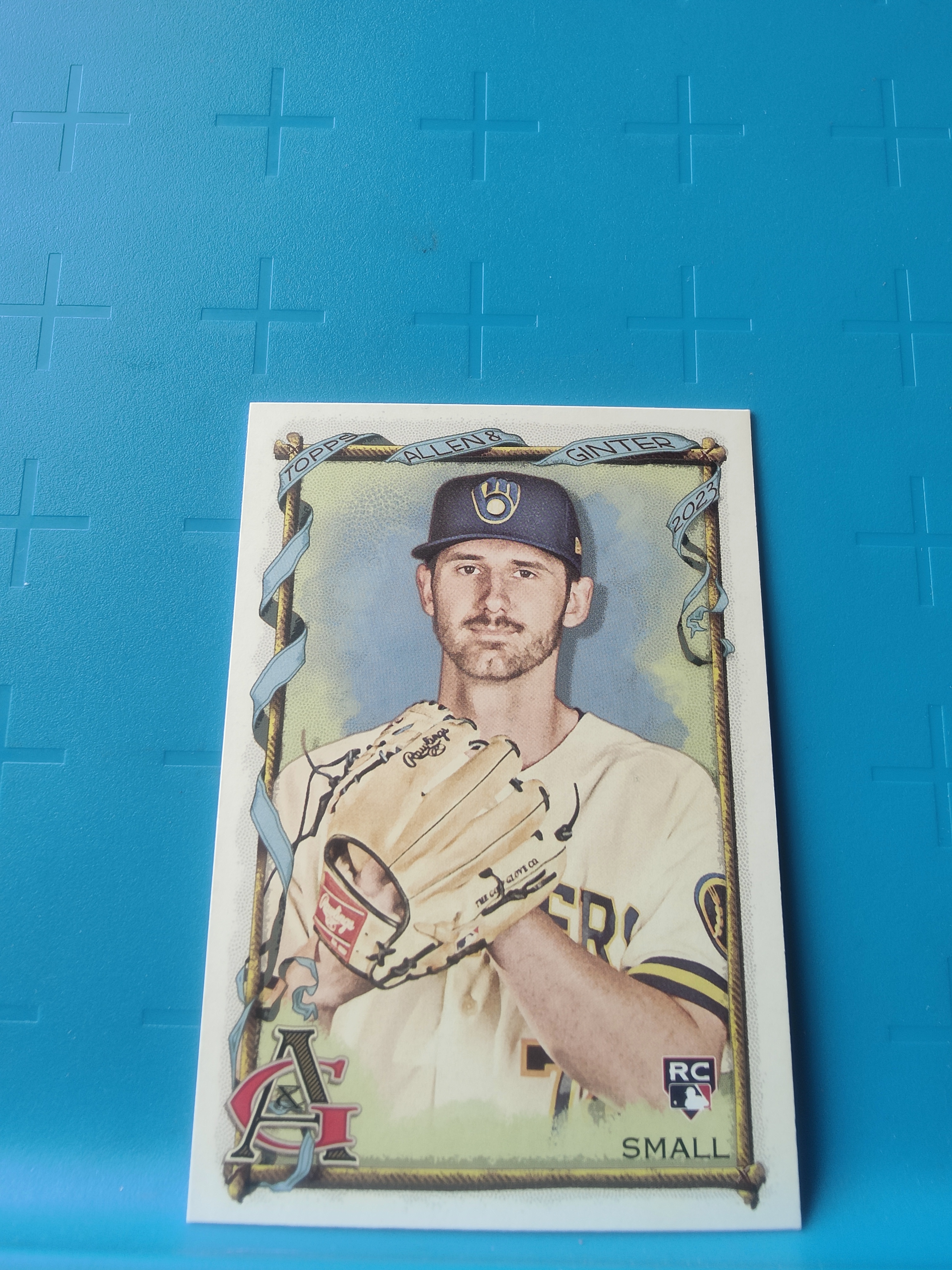 2023 Topps The World's Champions ethan small MLB美职棒大联盟 伊森 伊桑 新秀 rc  相框特卡 油画肖像 卡品如图 J4A