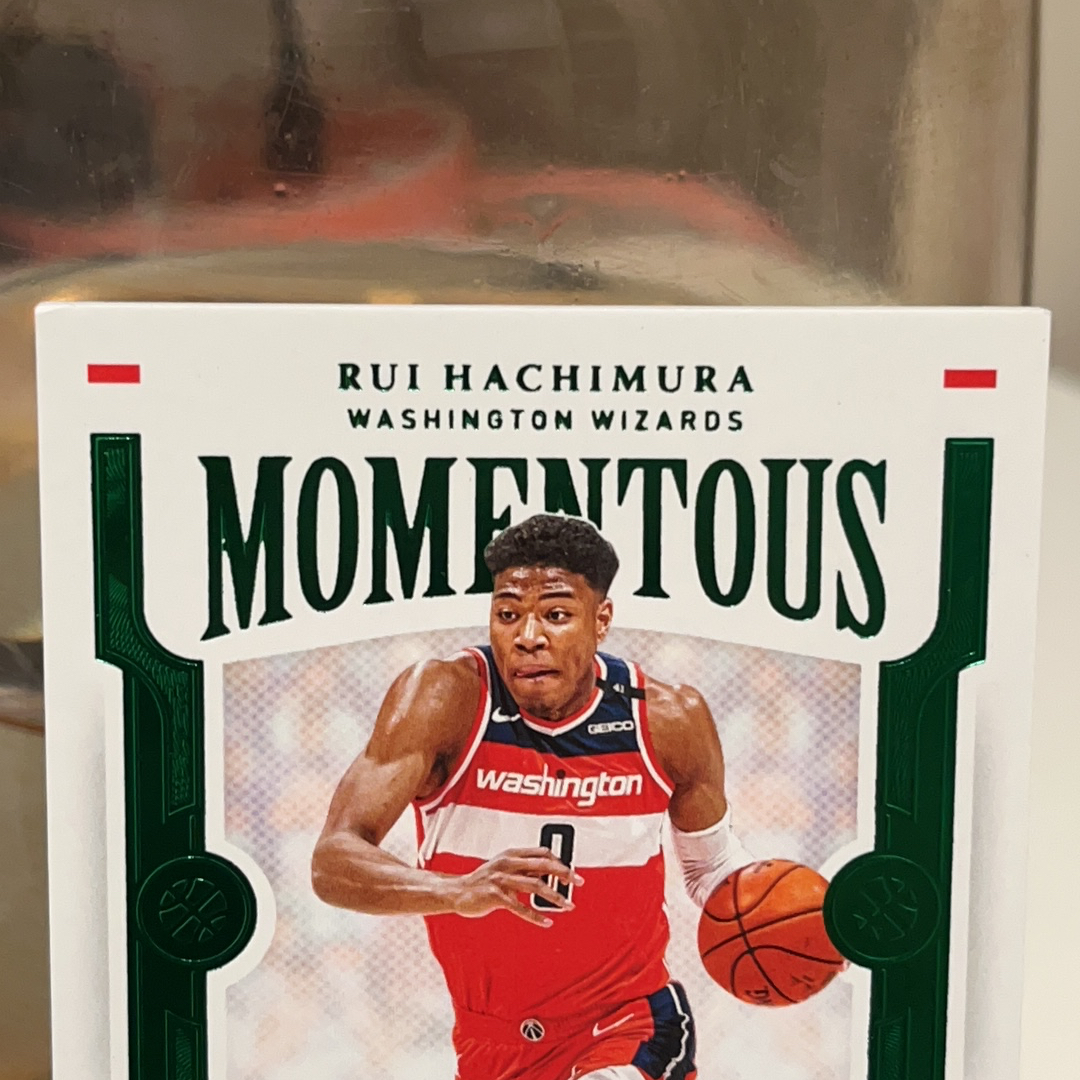 2020-21 Panini Flawless Rui Hachimura 手提 奇才 八村塁 1/5编 首编 MOM签 时刻 卡签 签字 专收必备 微瑕如图