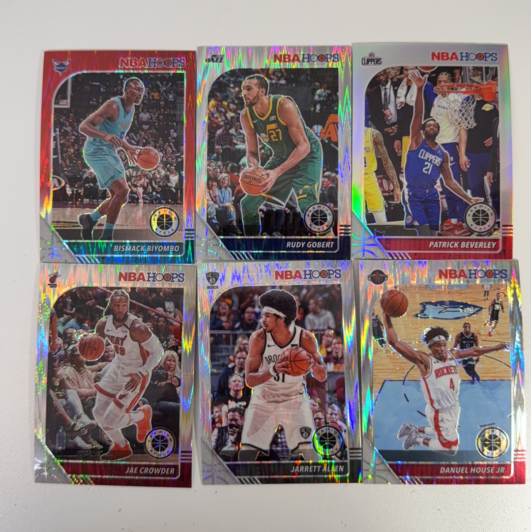 【免费代卖】6张 打包 lot HOOPS 折射 阿伦 贝弗利 戈贝尔 马刺 骑士 勇士 湖人 火箭 独行侠 魔术 值得收藏!!