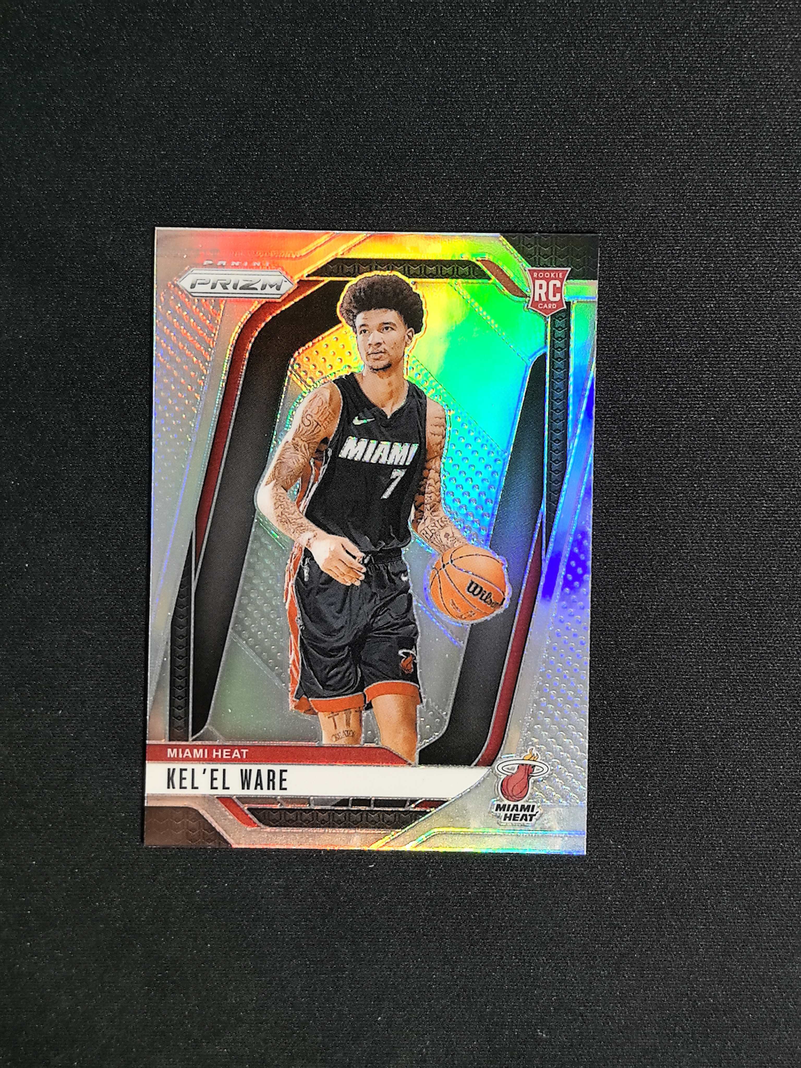 2024-25 Panini Prizm Kel'el Ware 凯莱尔 韦尔 热火 新秀 银折 折射 收藏凑套必备 卡品如图 困困【CYT球星卡】