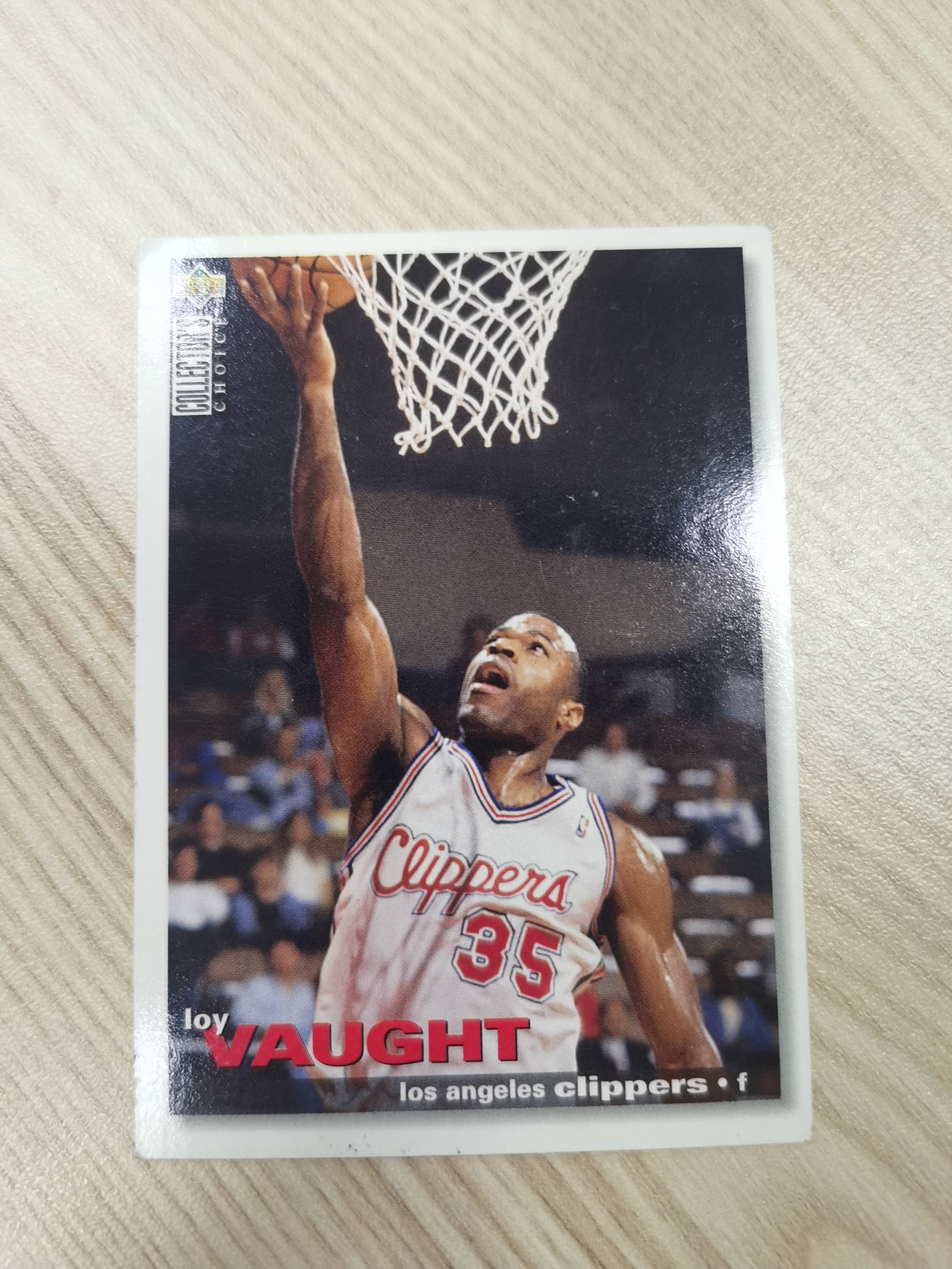 1995-96 Upper Deck Base Loy Vaught 1995-96 劳伊-奥特 UD 在快船效力9个赛季 硬通货 极具收藏价值