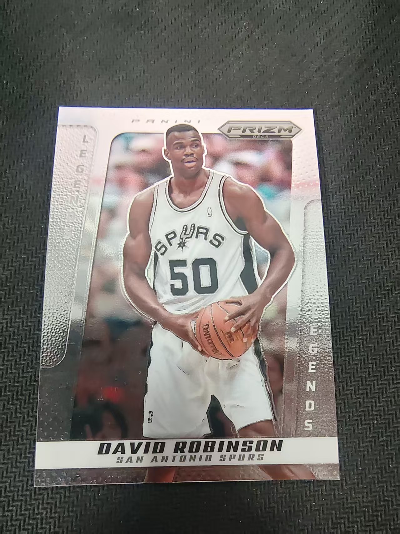 【可合并,不累计】2024-25 Prizm Deca David Robinson 马刺 海军上将 大卫罗宾逊 复刻PZ 划痕 边角瑕疵 #214