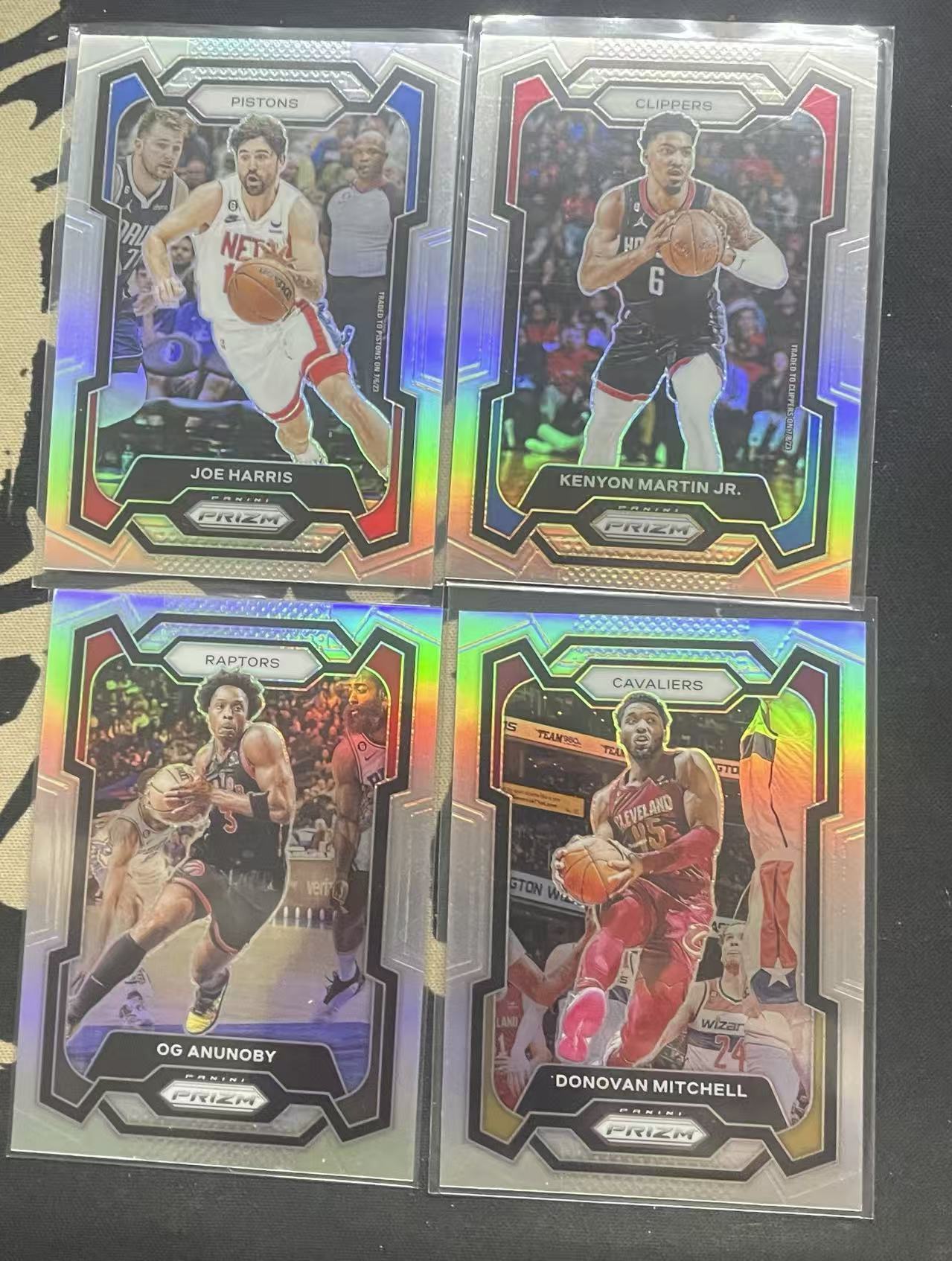 2023-24 Panini Prizm Donovan Mitchell 多诺万·米切尔 小肯扬·马丁 乔·哈里斯 OG·阿奴诺比 打包 银折 折射 pz 值得收藏(猴子卡社)