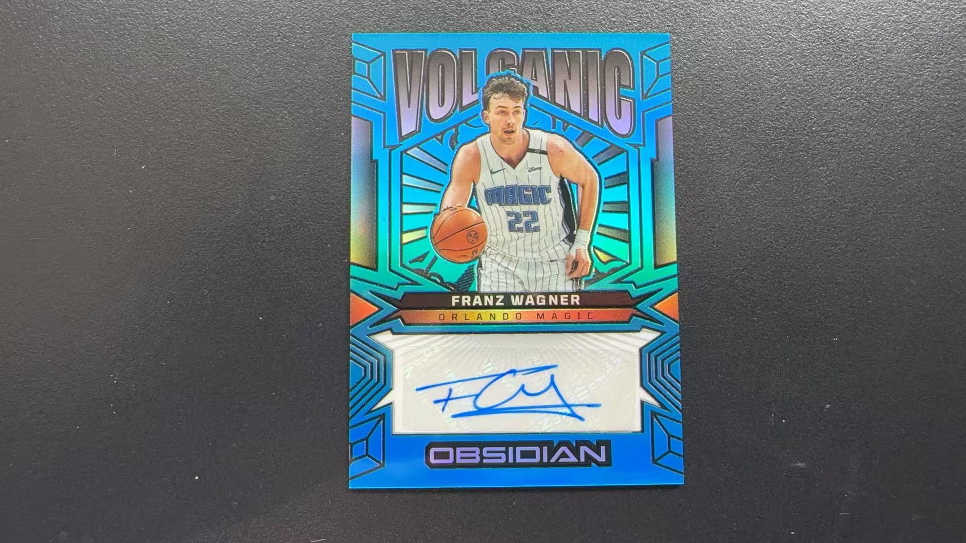 【Pw代卖】2024-25Panini 篮球黑曜石 Franz Wagner 弗朗茨 瓦格纳 小瓦格纳 魔术 签字 青蓝折 30编 收藏必备 萝卜哥