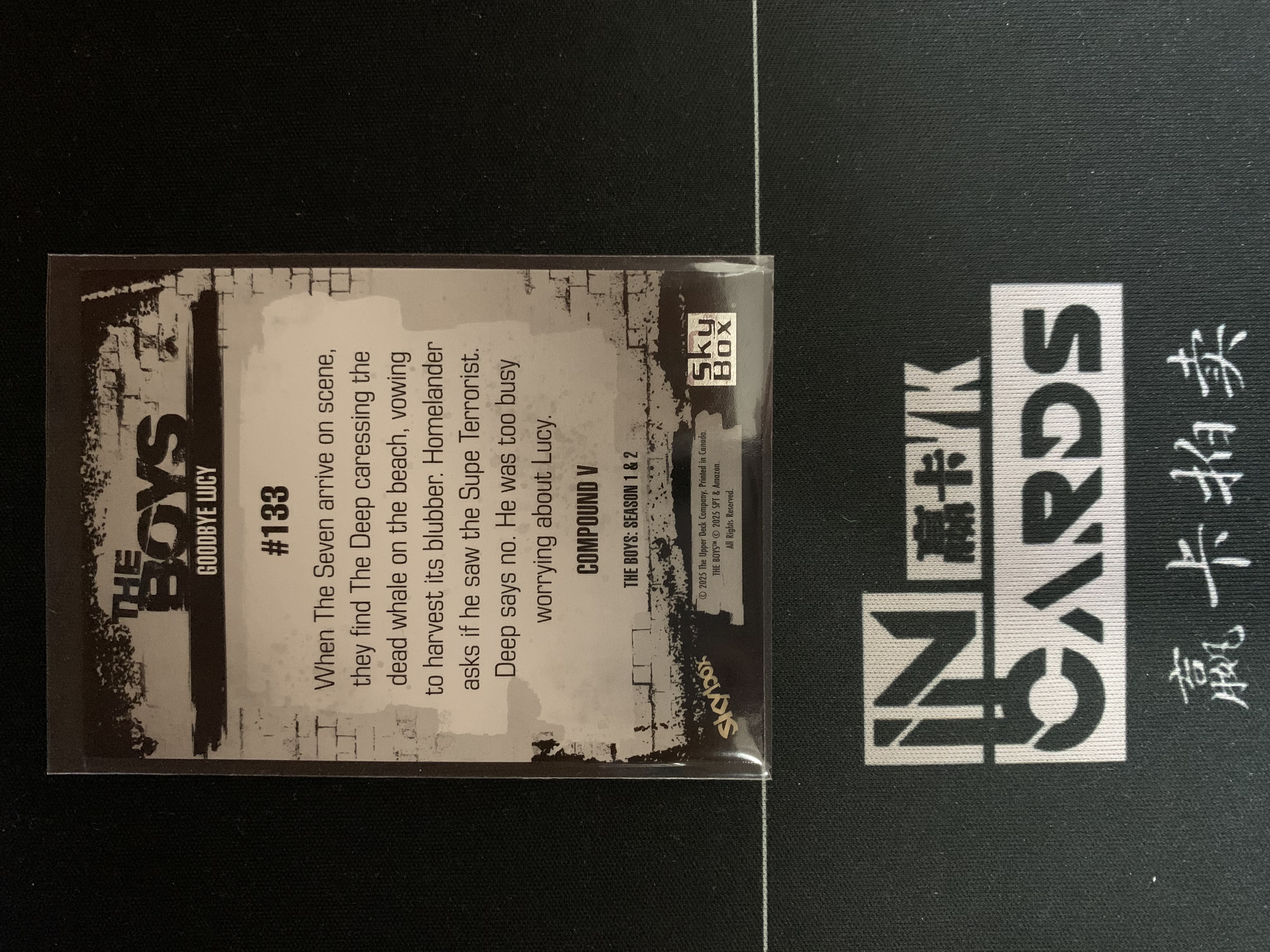 2025 Upper Deck Deck the boys:season 1&2 黑袍纠察队 祖国人 剧照 蓝折 折射 #133 019/399编 卡品如图 【最爱】