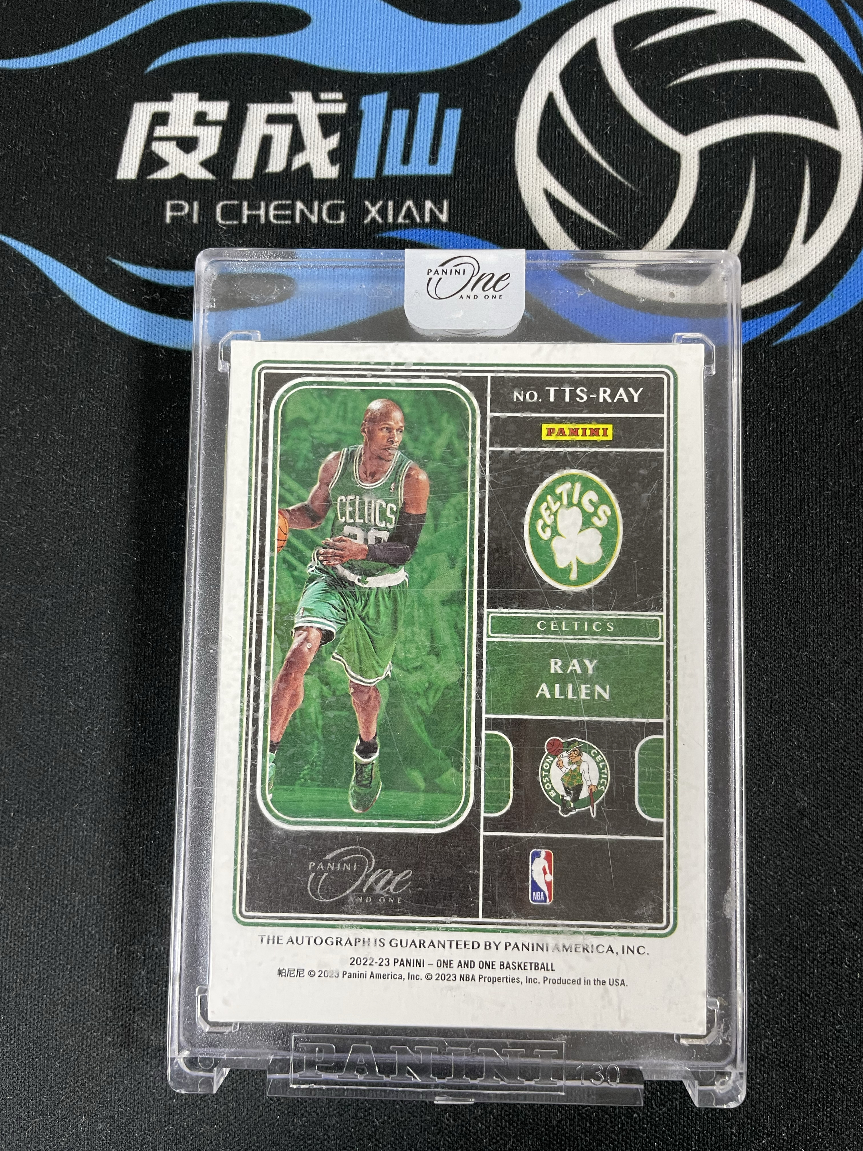 【皮成仙拍卖 统一手续费6%】 PANINI 2022-23 ONE AND ONE 凯尔特人 RAY ALLEN 君子雷 雷阿伦 泰坦签 TITAN 签字 卡签 49编【只发顺丰】renha25