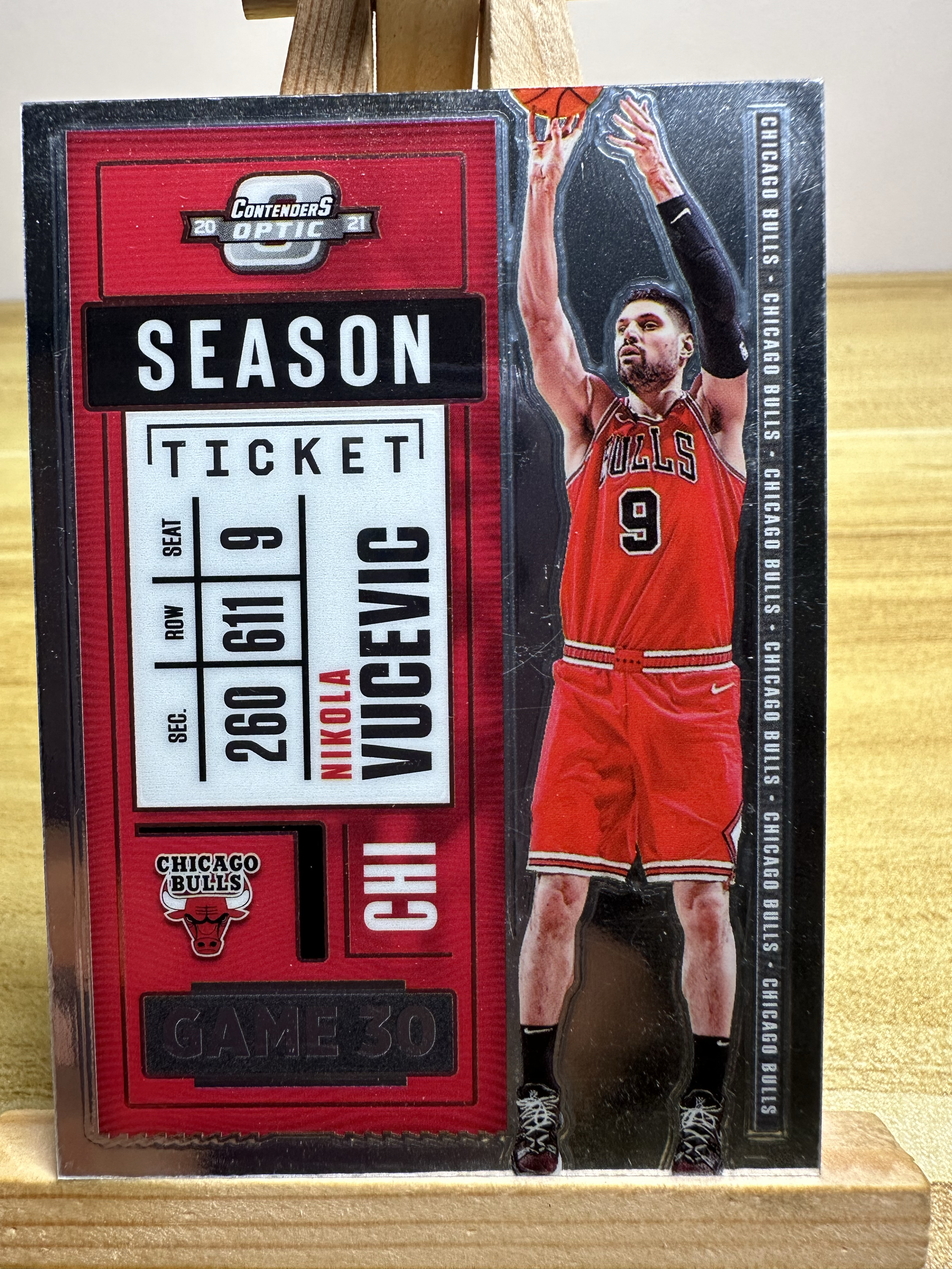 2020-21 Panini Contenders Optic Nikola Vucevic 公牛 尼古拉 武切维奇 球票op base 拍前请看描述 臻成免费代卖 a459