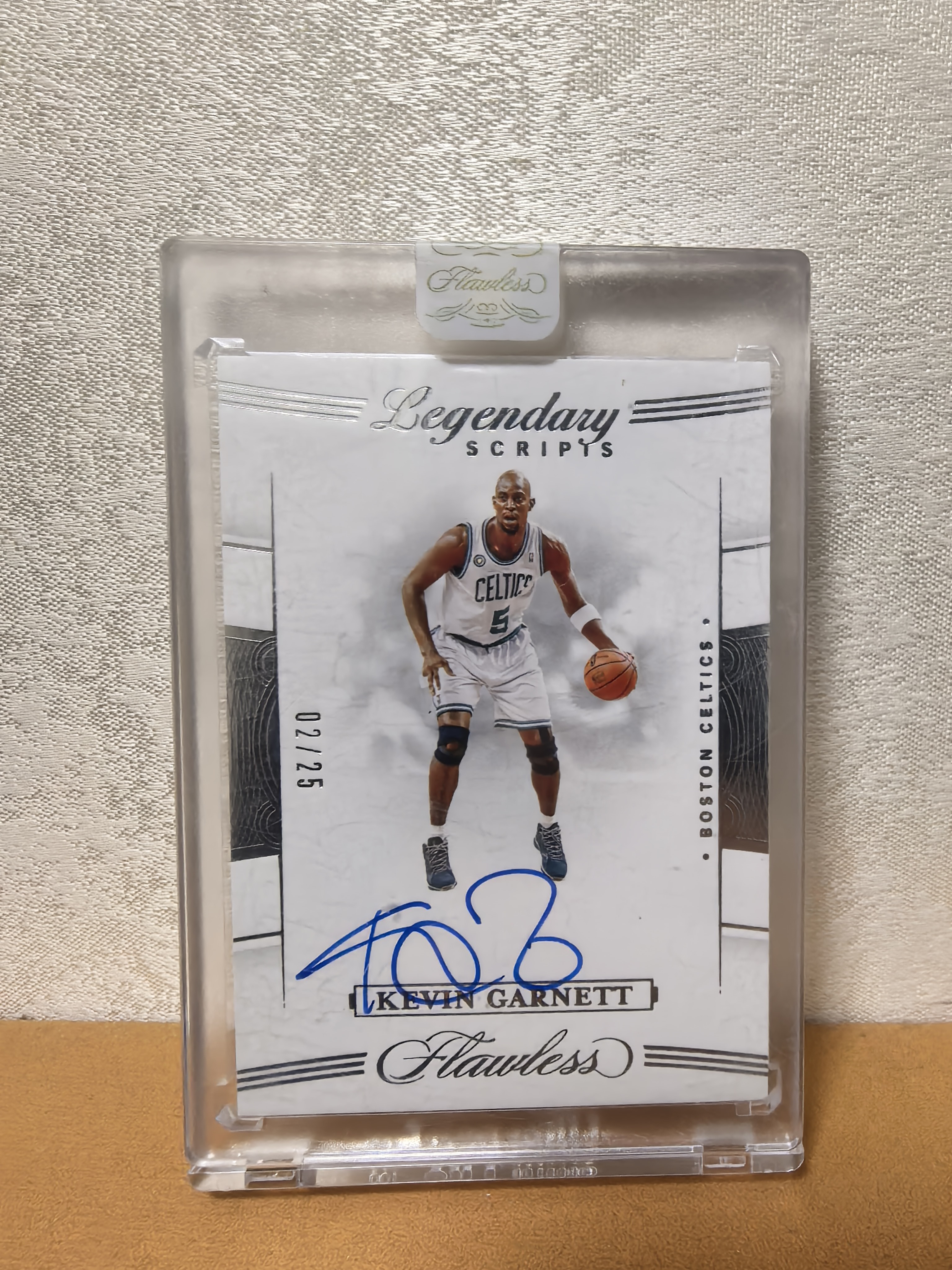 2019-20 Panini Metal Flying High Kevin Garnett 凯尔特人 森林狼 传奇巨星凯文加内特 手提原封砖25编 卡签 字迹完美 卡品如图 收藏必备!