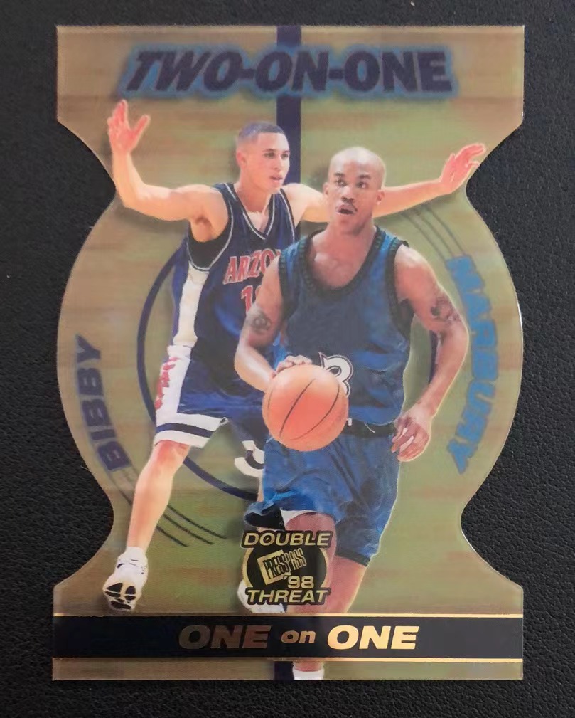 1998 Press Pass NBA Stephon Marbury 麦克毕比 马布里 白魔鬼 马政委 双人特卡 老特 异形切割【SXX ...