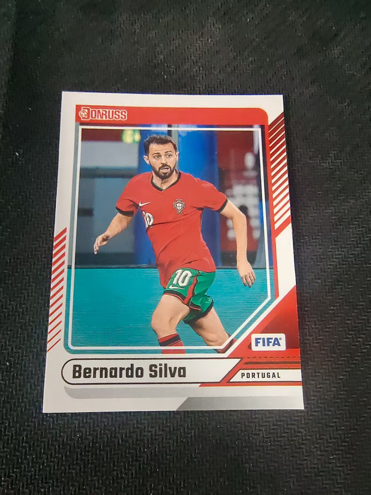 【可合并，不累计】2024-25 Panini Donruss Bernardo Silva 贝尔纳多 席尔瓦 葡萄牙 FIFA 杜蕾斯 划痕 边角瑕疵 #123