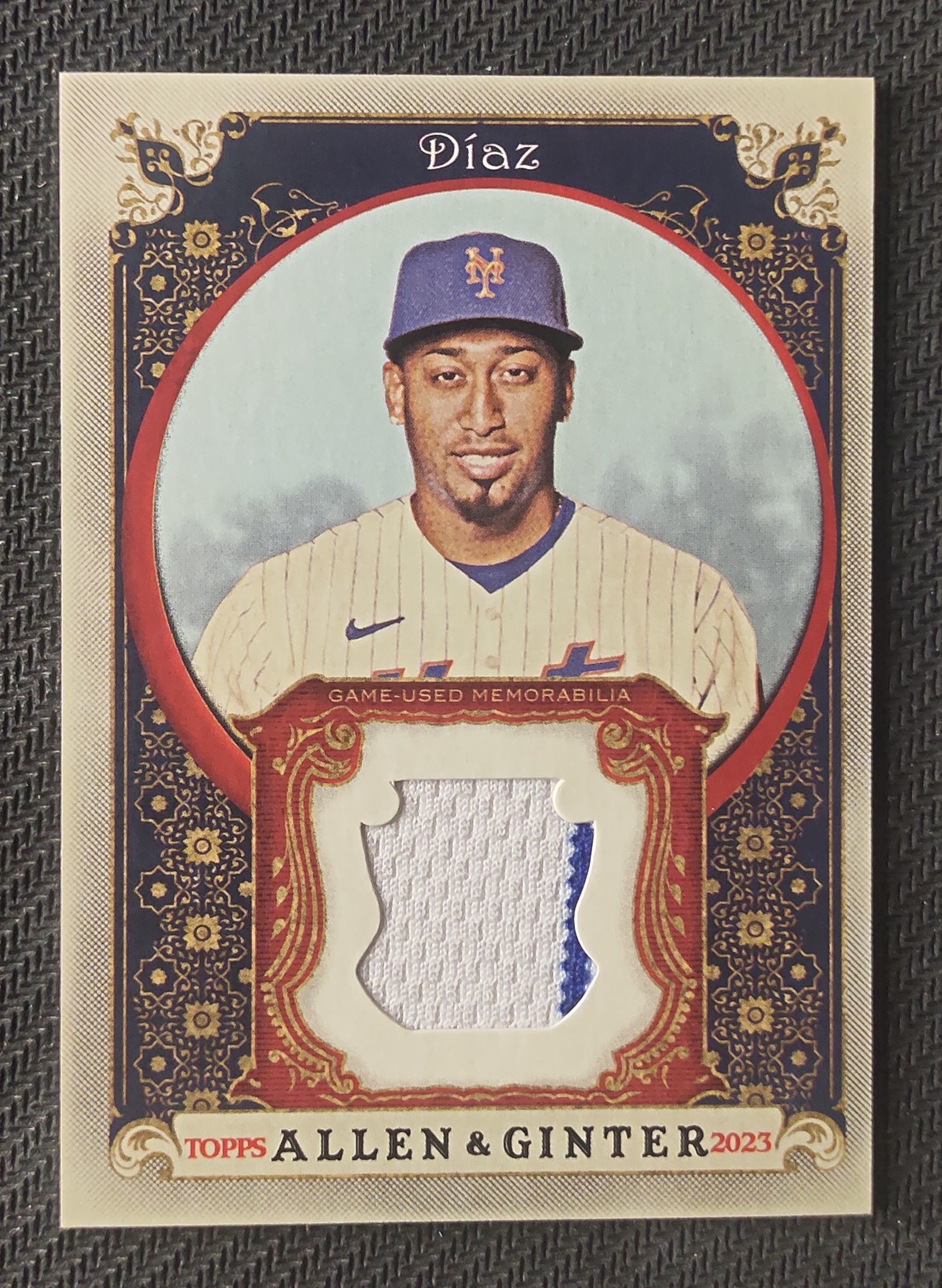 2023 Topps Allen & Ginter Edwin Diaz 埃德温 迪亚茨 迪亚兹 迪亚斯 棒球 纽约大都会 复古特卡 小窗 Patch 球衣 物料 瑕疵如图