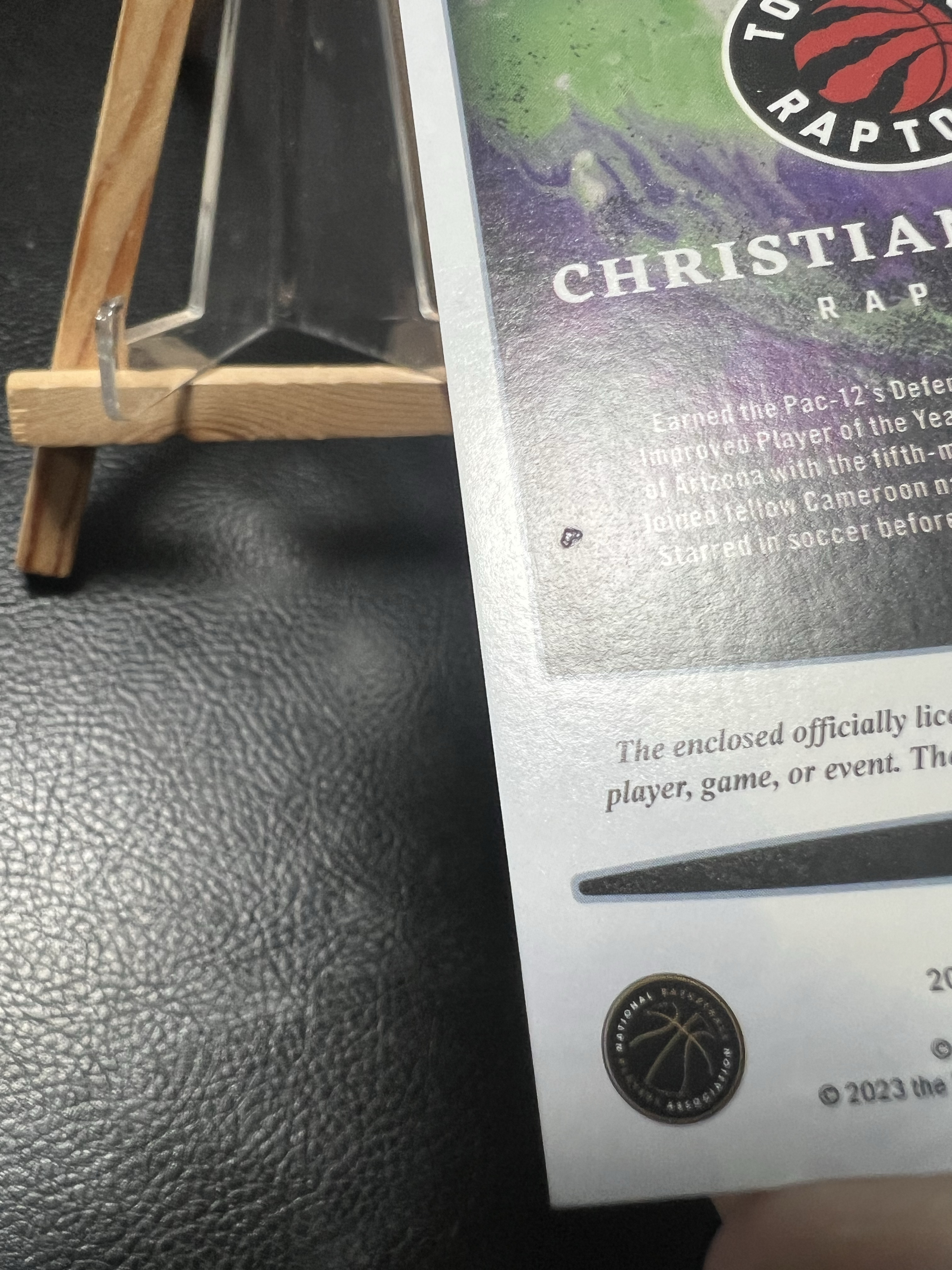 【SY代卖sy0482-可累积-瑕疵看图】2022-23 Panini Origins 起源 猛龙 新秀RC Christian Koloko 科洛克 签字 物料 5编