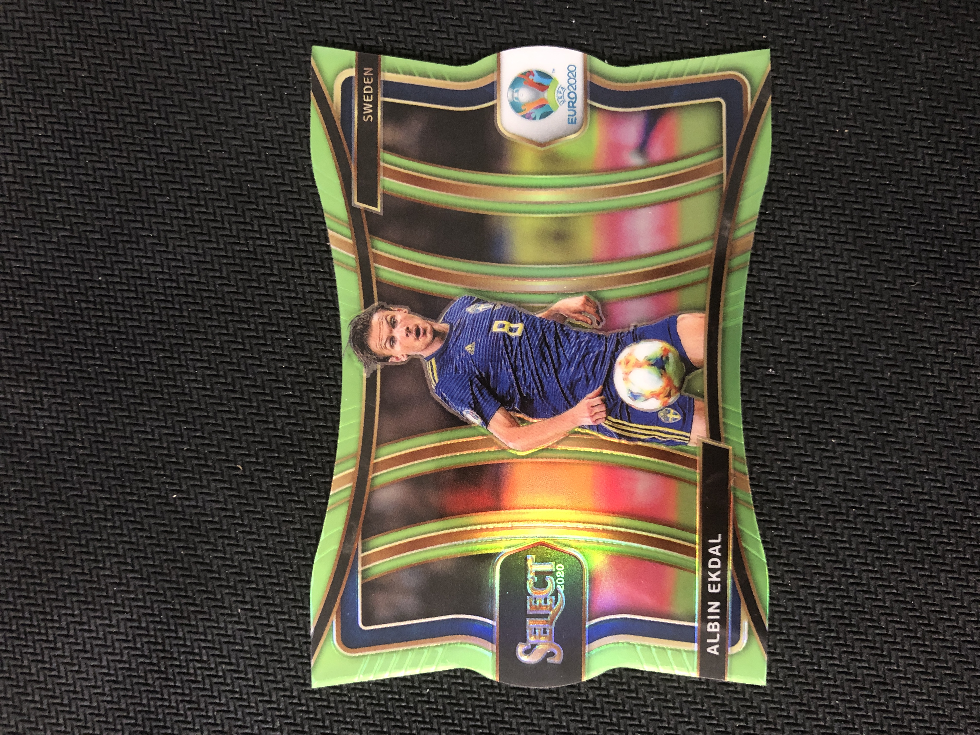 2020 Panini Select Albin Ekdal 埃克达尔 瑞典 欧洲杯 绿折 异形 132/149编 瑕疵看图 (MFC)