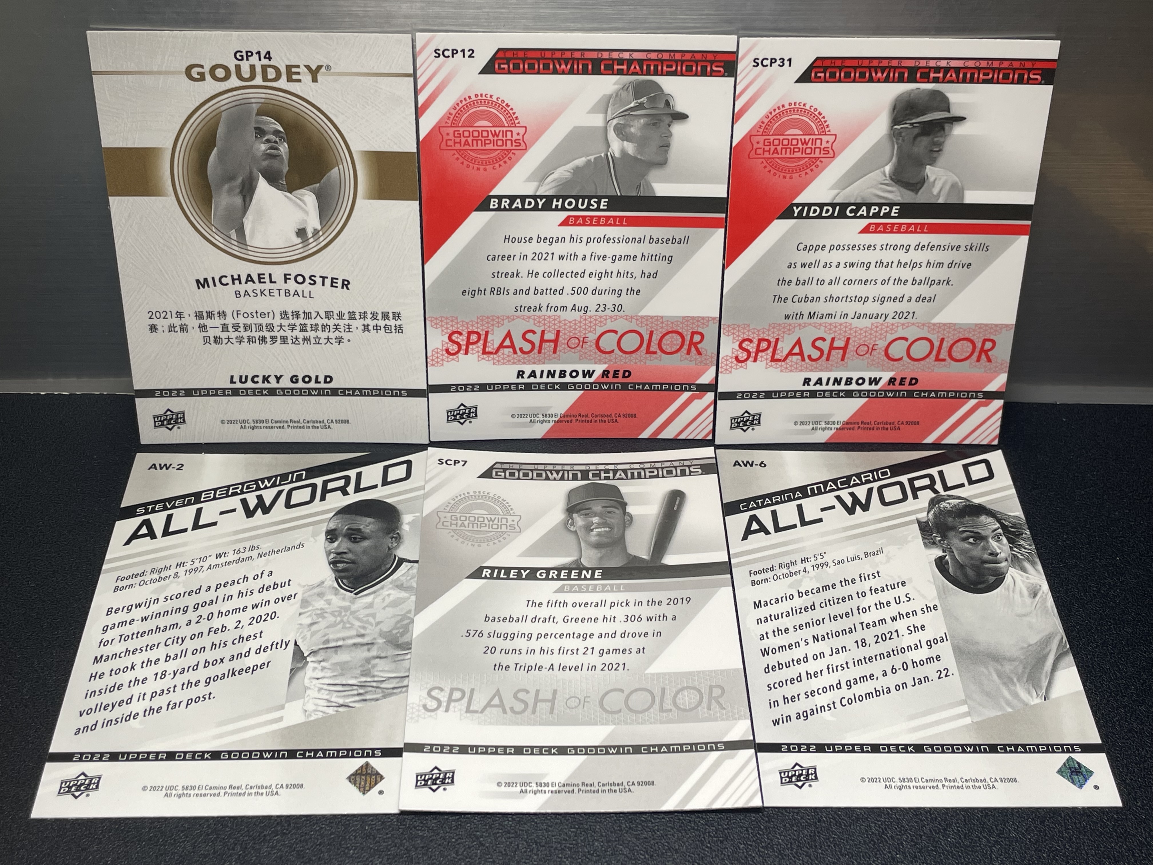 (C8) 2022 TOPPS 折射 福斯特 布雷迪 豪斯 等 近期大热球星 收藏必备 卡品如图 ! ! !