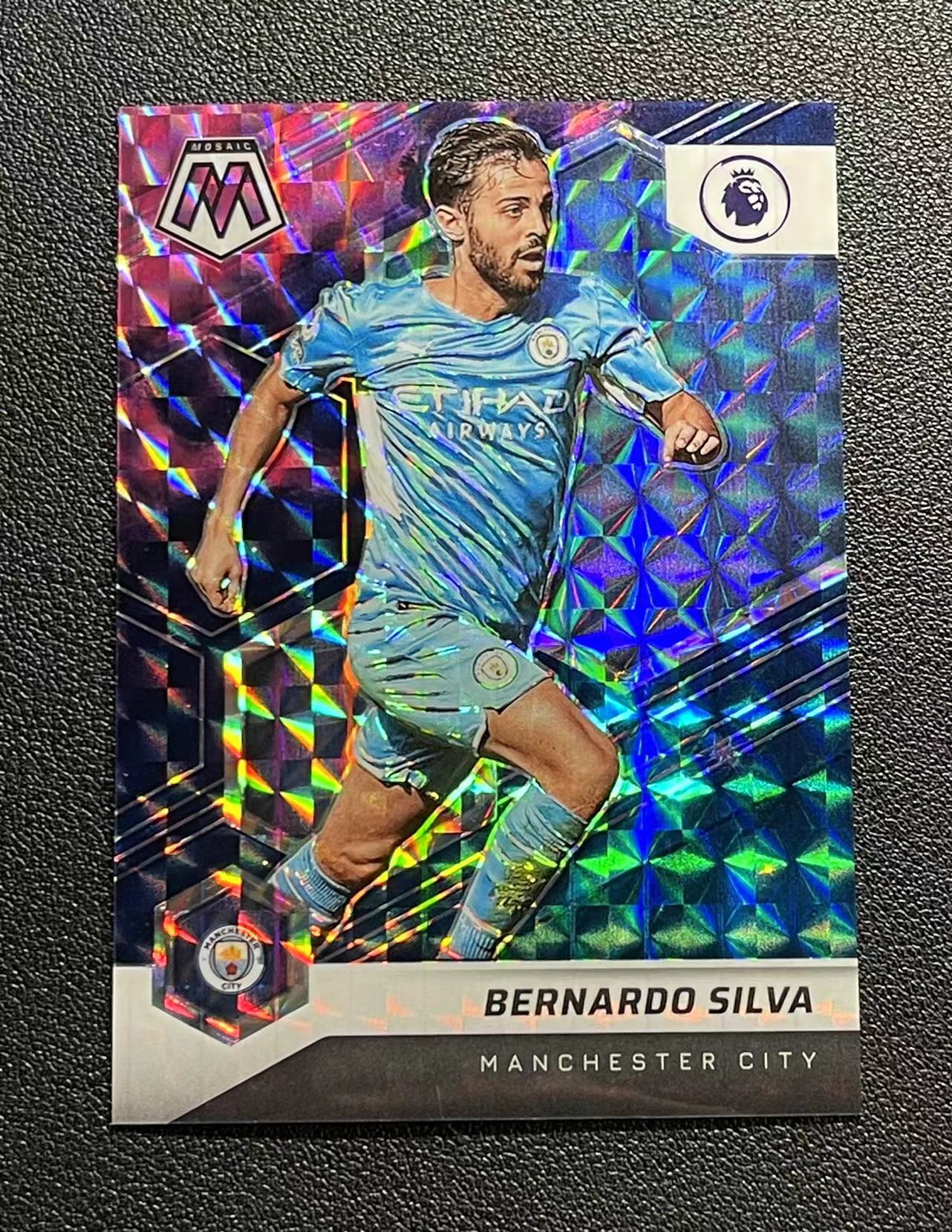 2021-22 Panini Mosaic Bernardo Silva 马赛克 英超 曼城 B席 席尔瓦 1of1 1/1编 星云折【mr ...