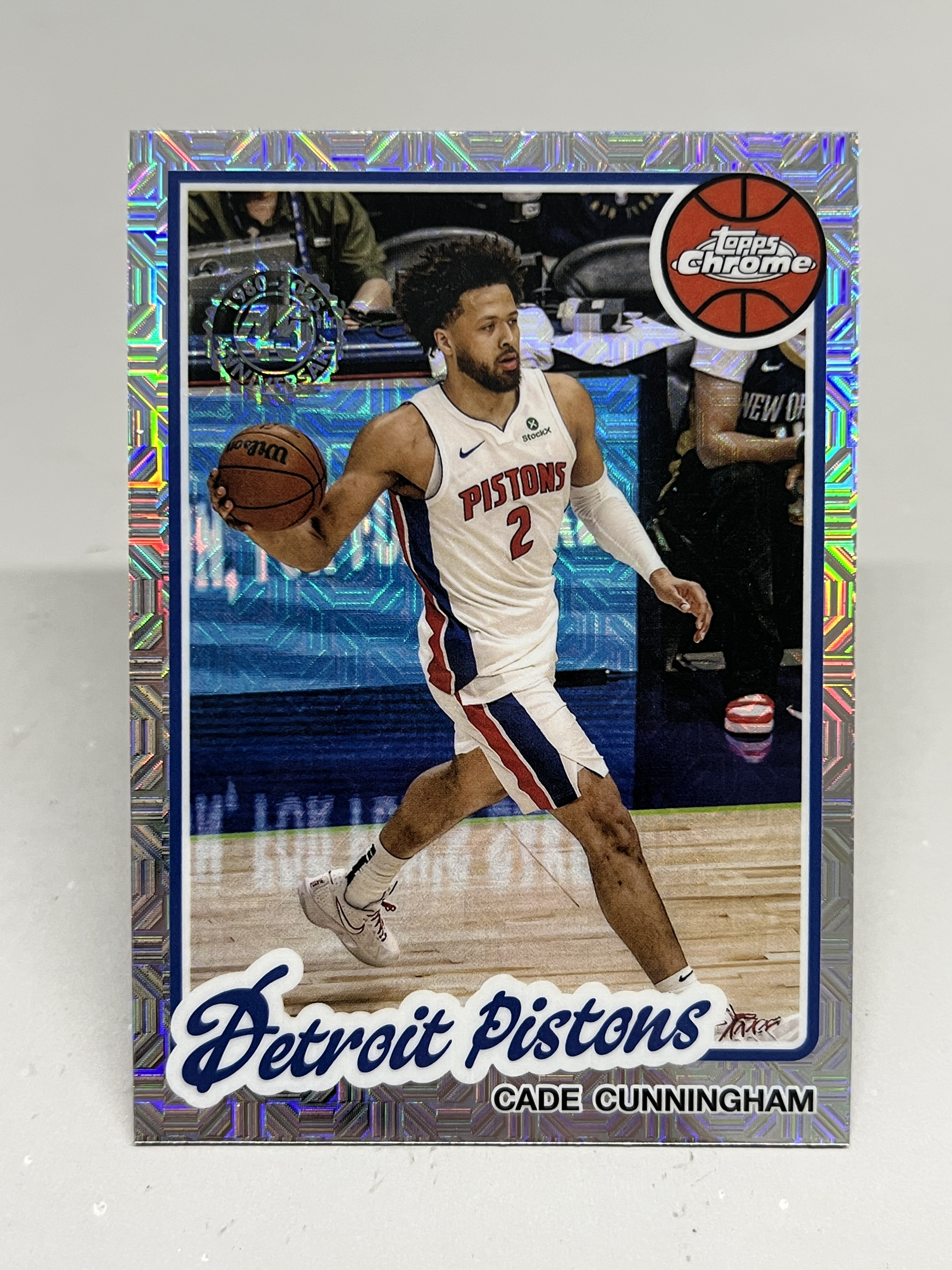 2025 Topps Chrome Cade Cunningham【挂机拍卖】坎宁安·康宁汉姆 CC 活塞 复古 mojo 折射 卡品如图 收藏 凑套 5