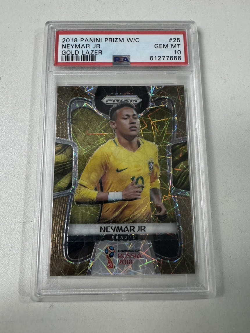 2018 Panini World Cup Prizm Neymar Jr. 世界杯 内马尔 8/15 psa 10 巴西 国内唯一 巴黎 巴萨