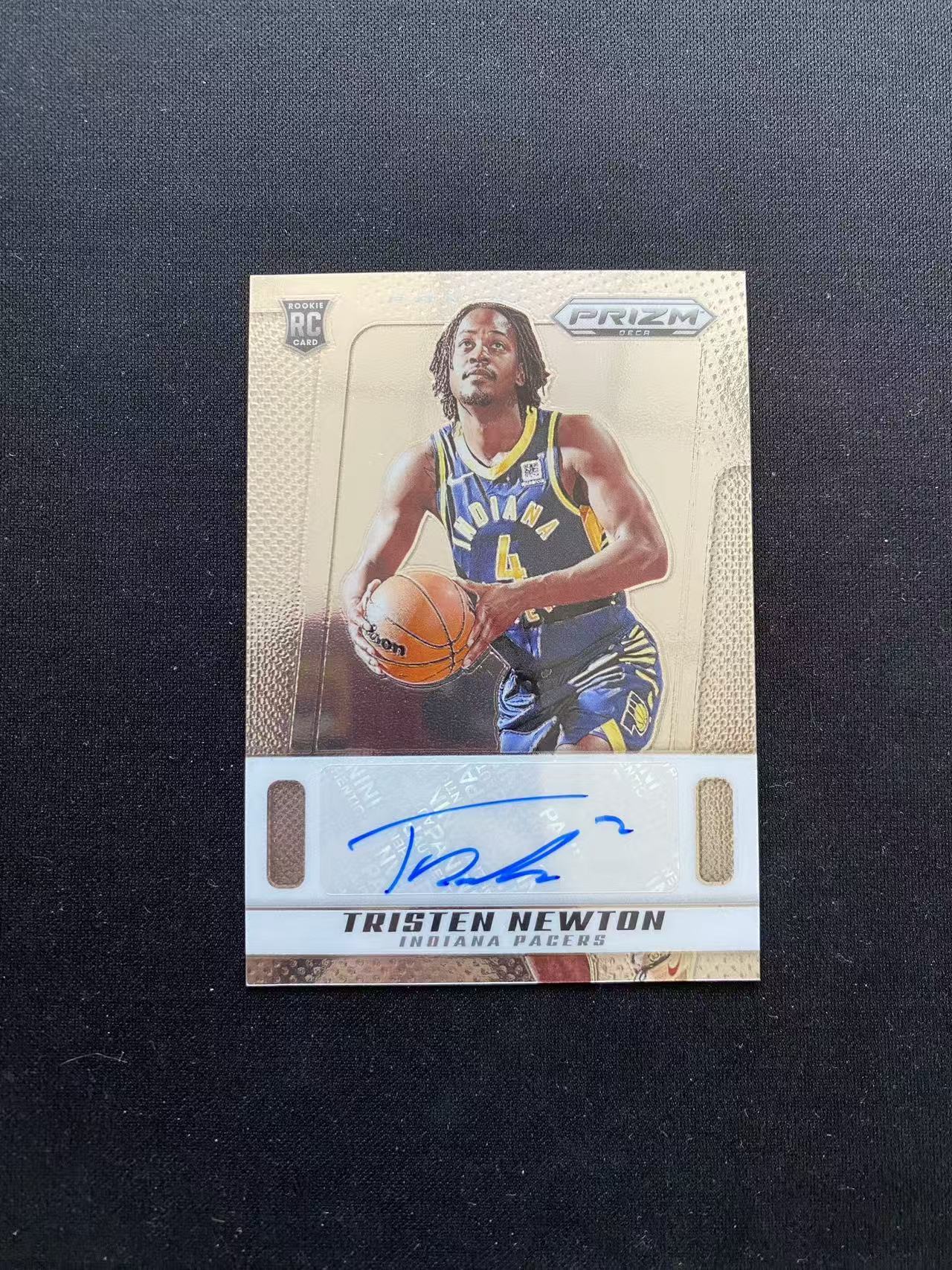 2024-25 Panini Prizm Tristen Newton RC pz 特里斯坦 牛顿 新秀rc 签字 贴签【king#4】