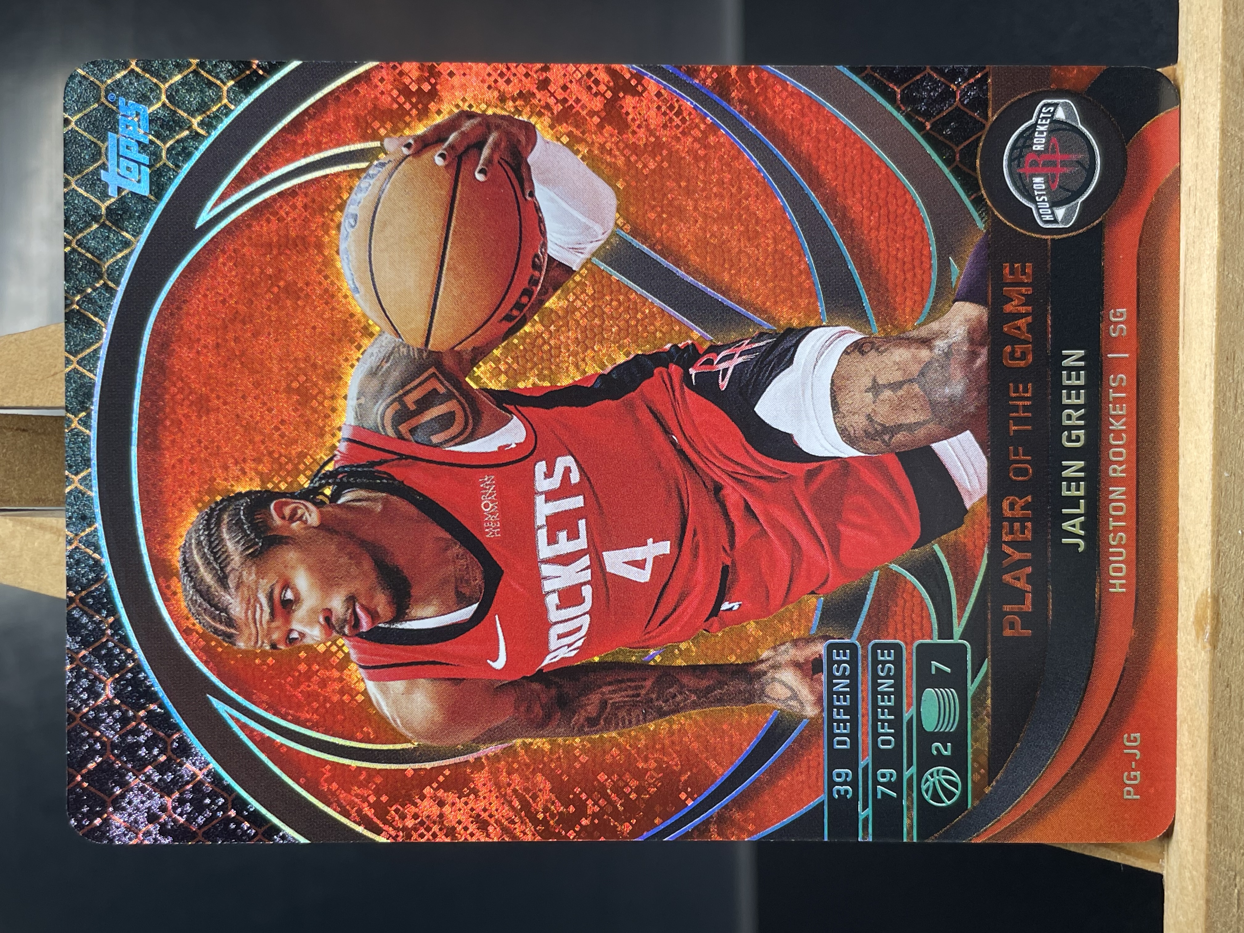 (A11) 2025 Topps 折射 杰伦格林 火箭 实卡好看 收藏凑套必备 卡品如图 !!!