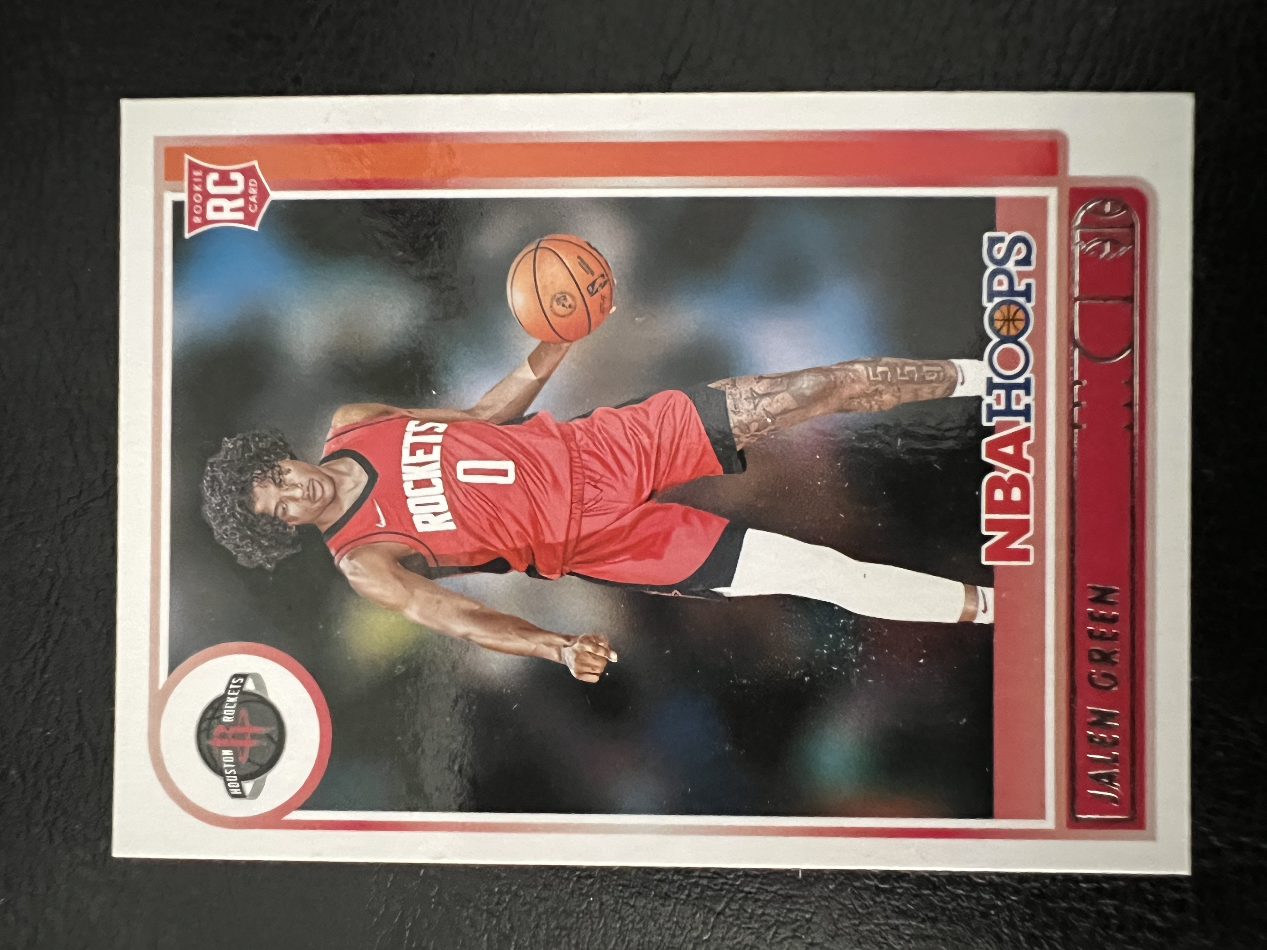 2021-22 Panini Hoops Jalen Green RC 杰伦·格林 火箭 新秀 特卡 BASE 折射 完美收藏 卡品如图