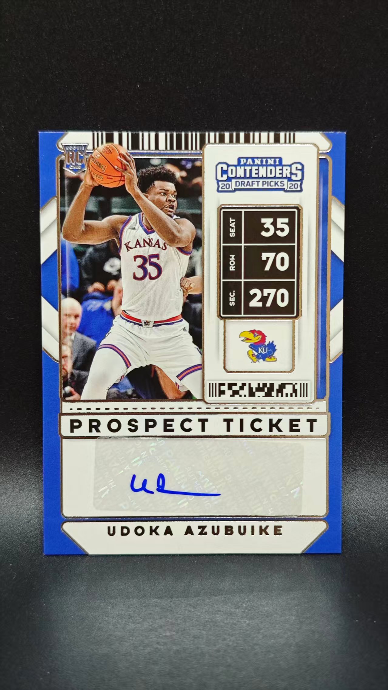2020 【六六代卖 预付截标回款】 Contenders Udoka Azubuike RC 阿祖布克 球票 新秀 签字(炜炜017)WL